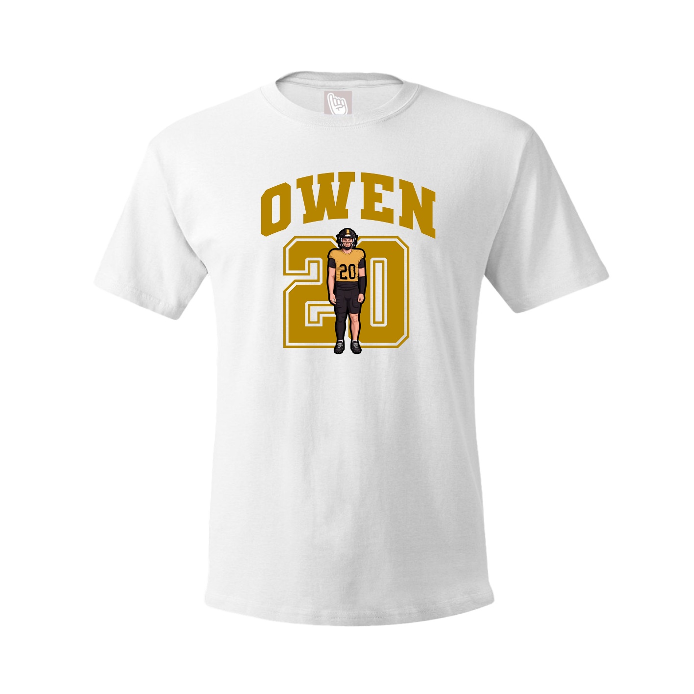 Tee — Number in White