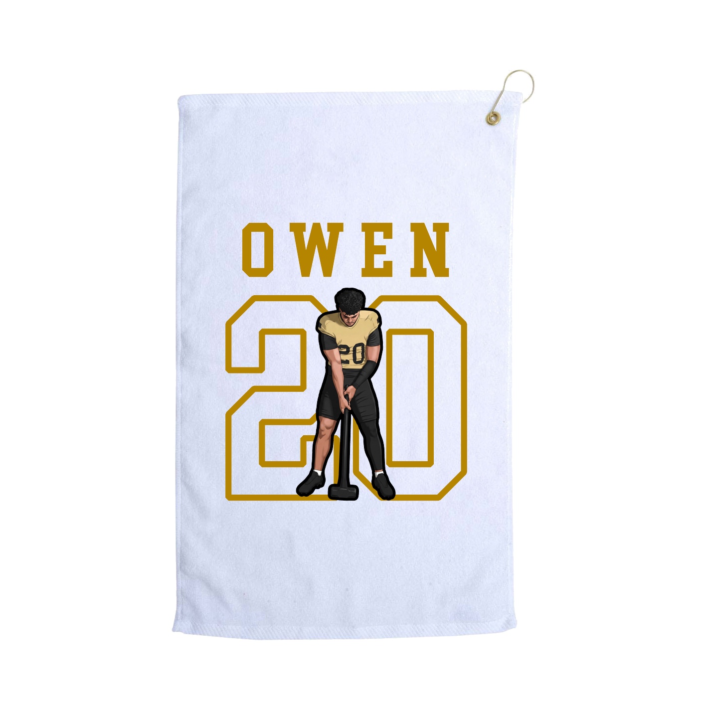 Golf Towel — Shirsey in White