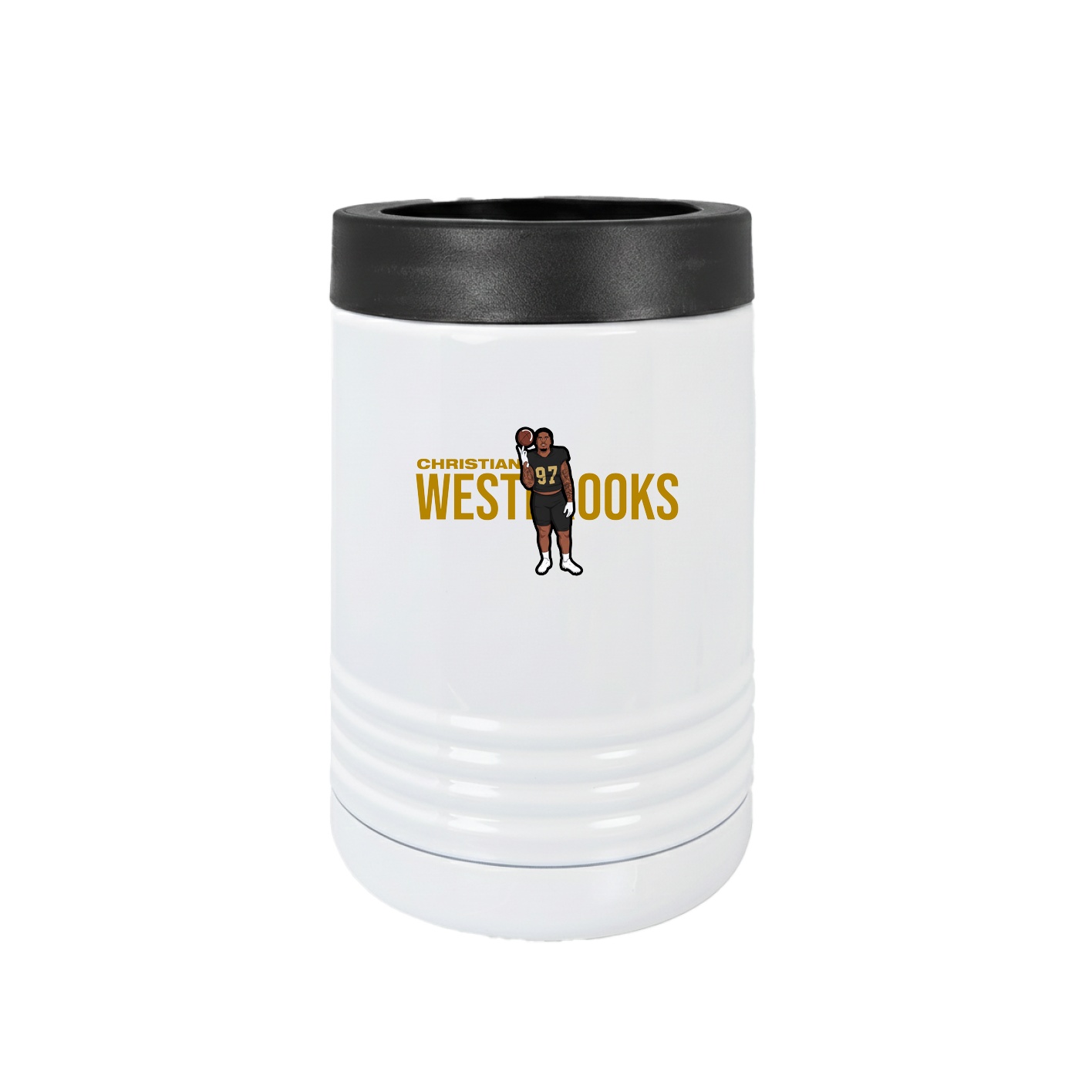 Beverage Holder — Player Name in White