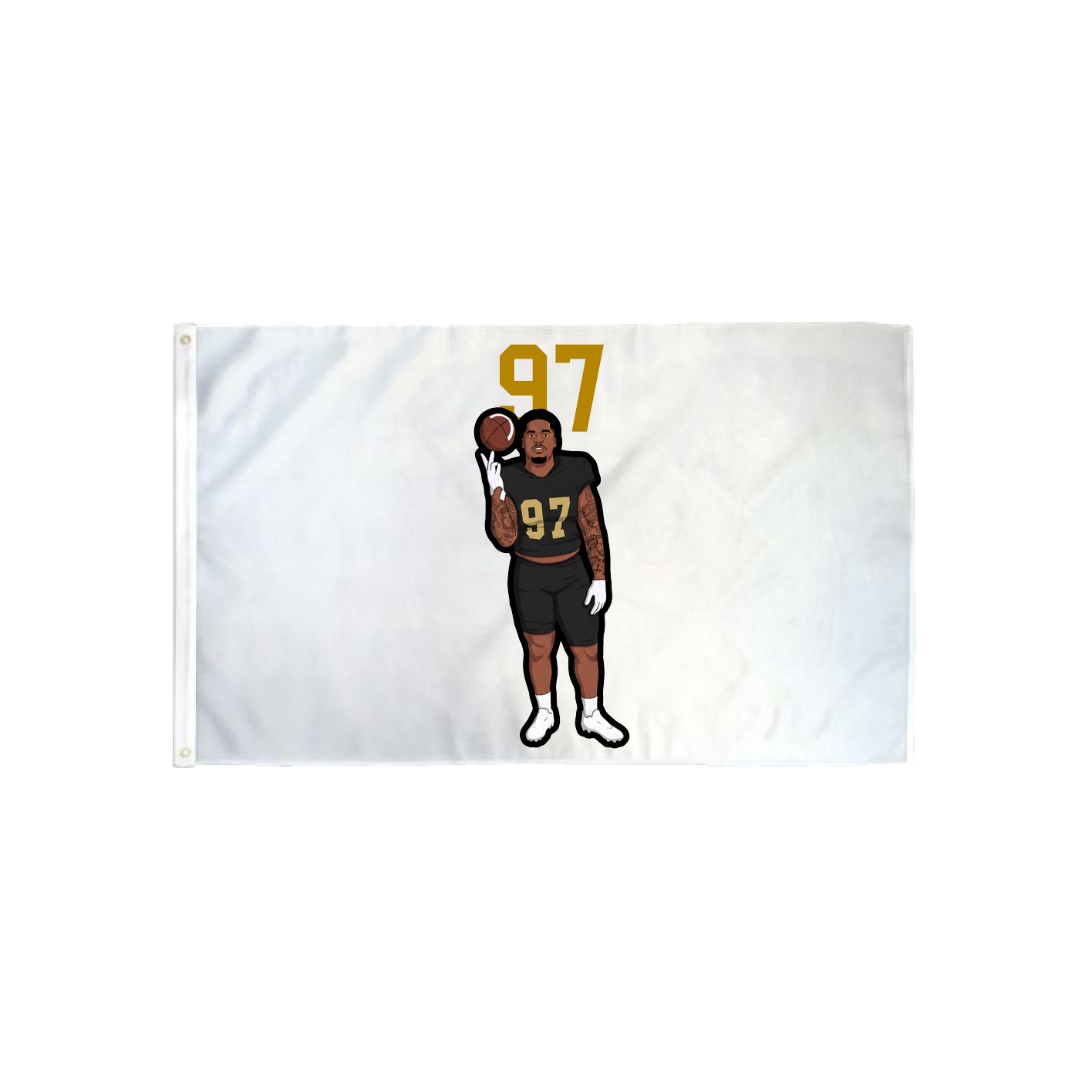 3x5 Flag — Number Top in Classic