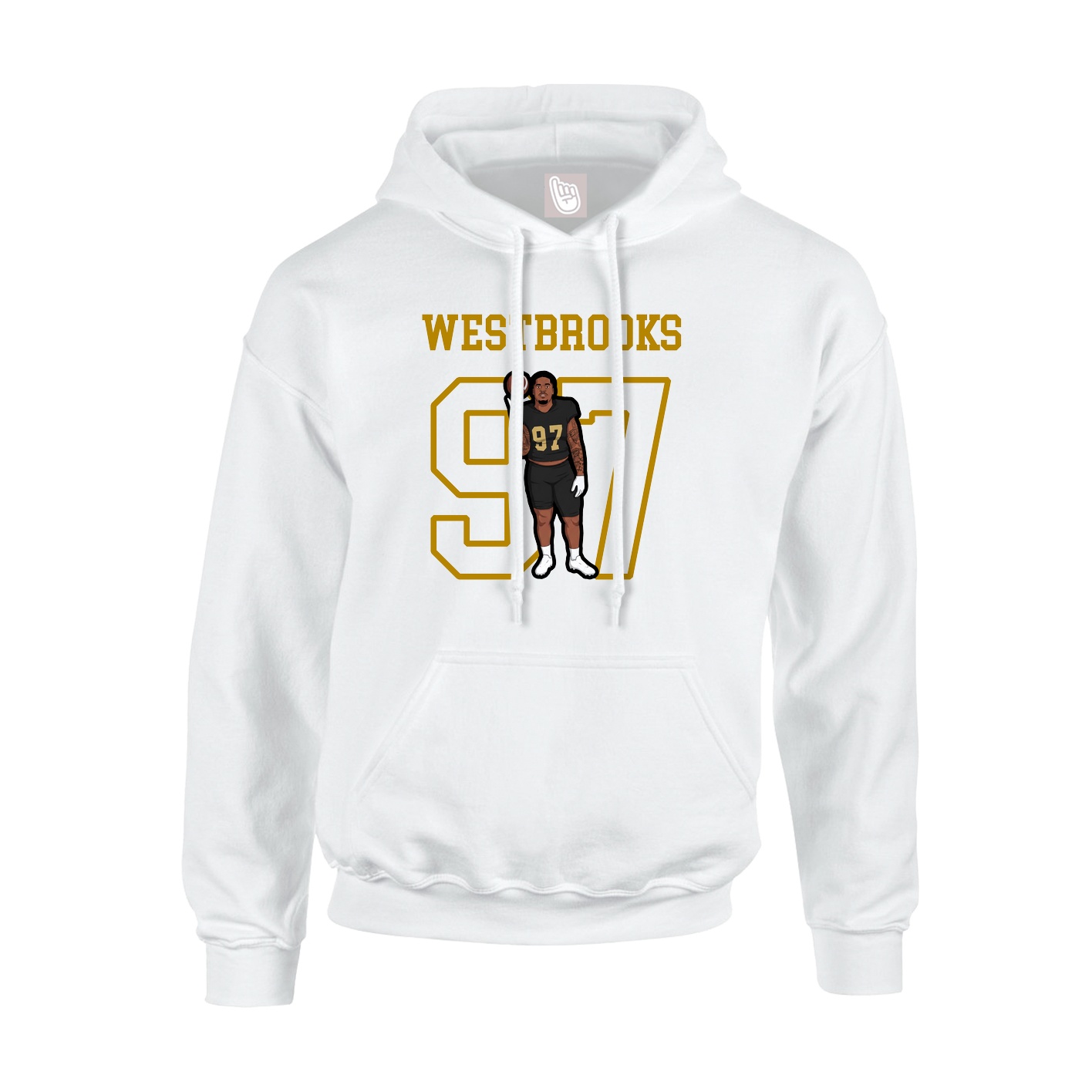 Youth Hoodie — Shirsey in White