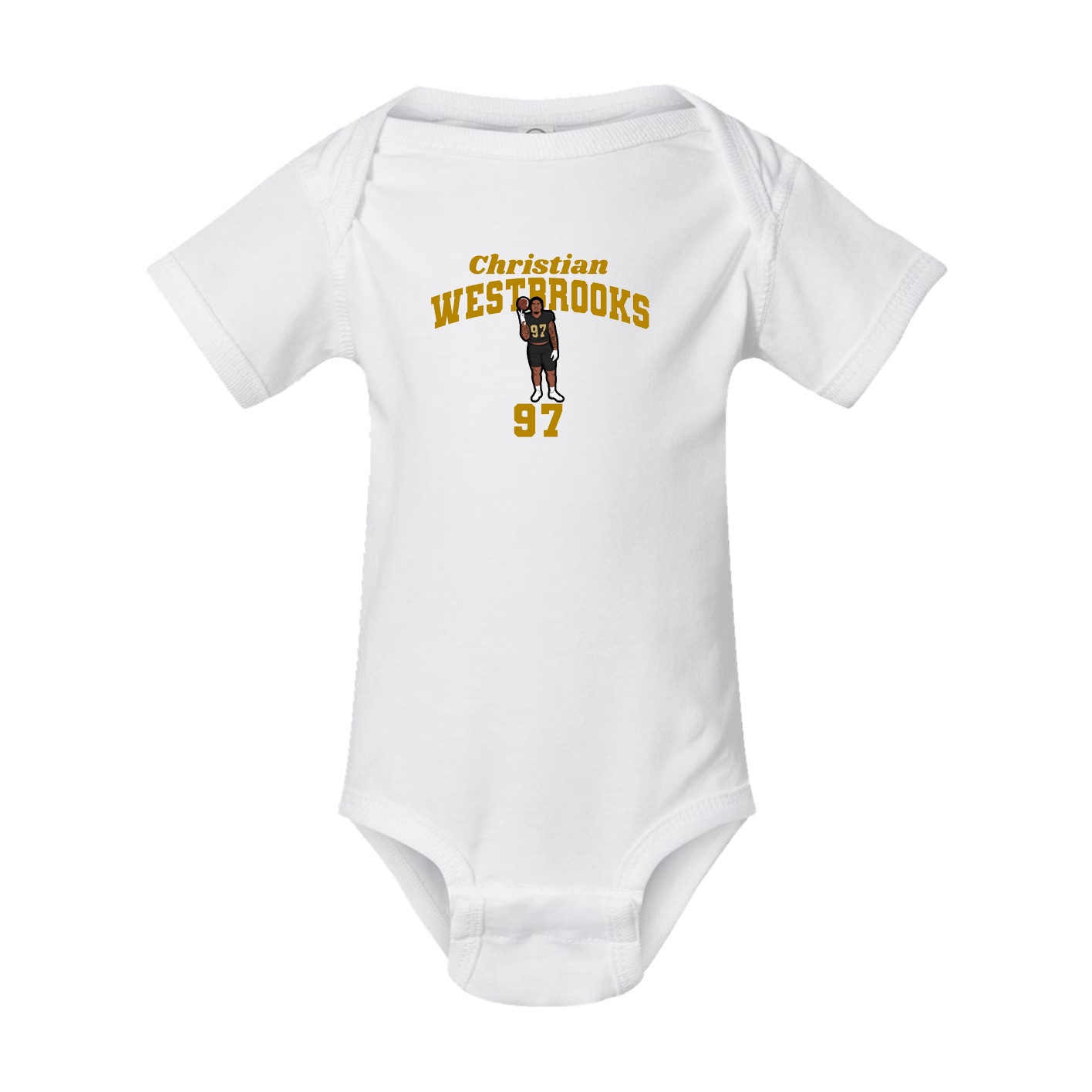 Baby Onesie — Signature Arch in White