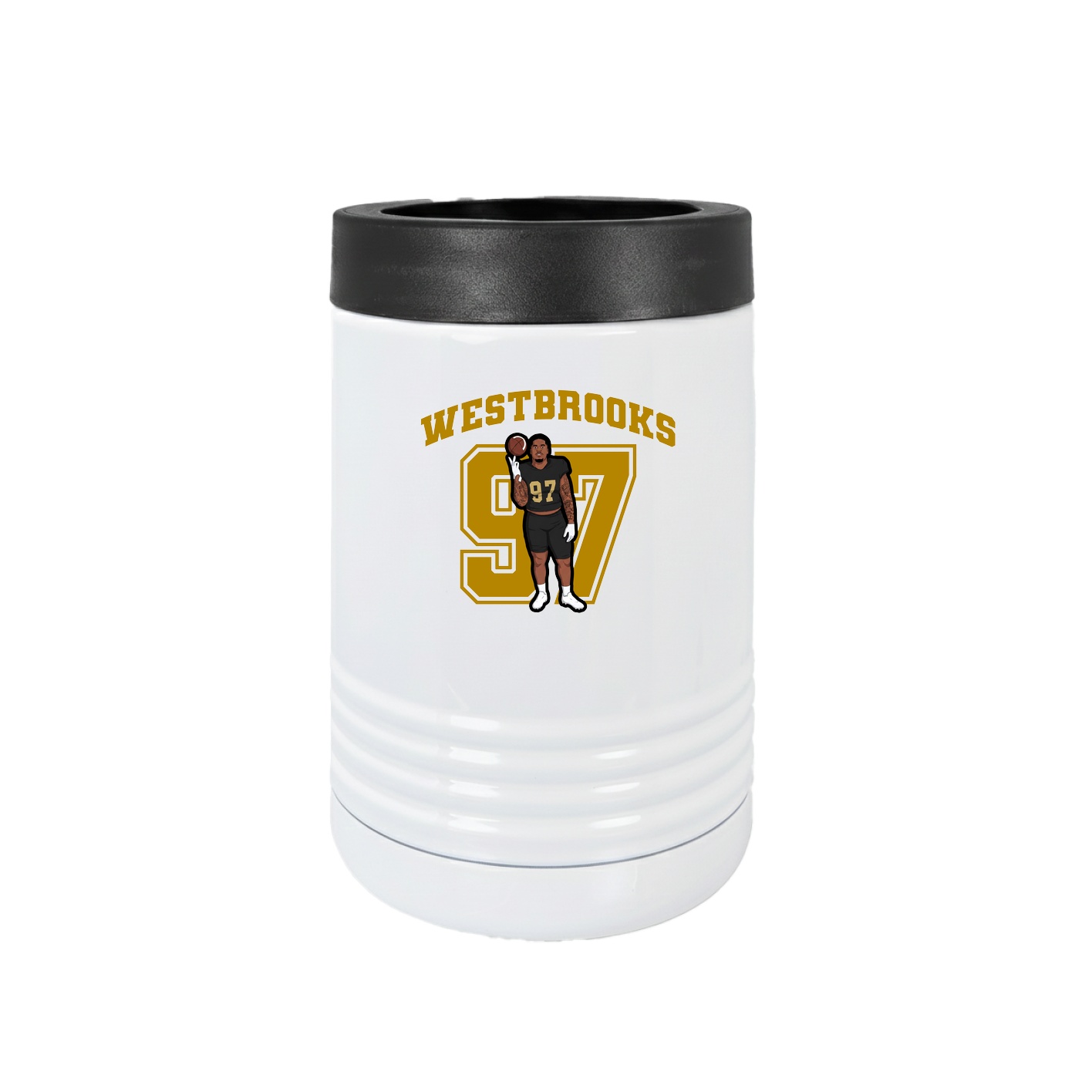 Beverage Holder — Number in White