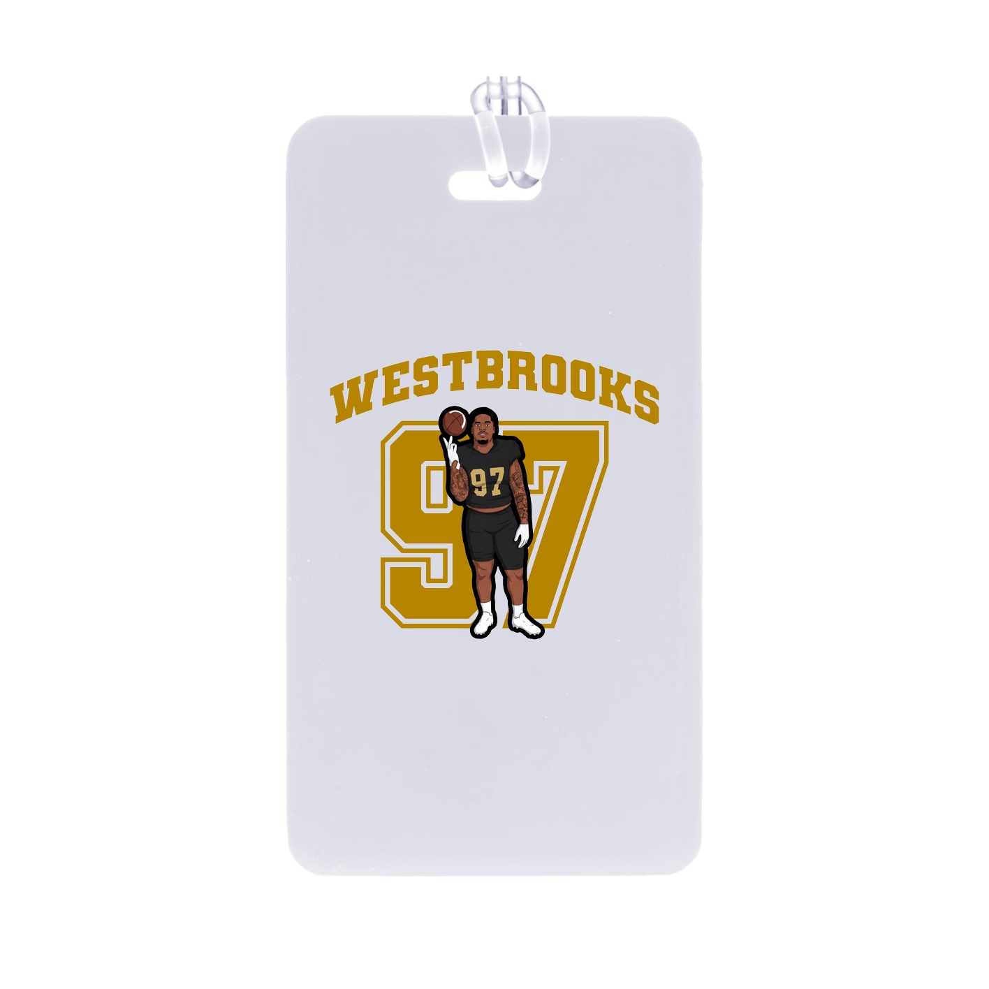 Bag Tag — Number in Classic