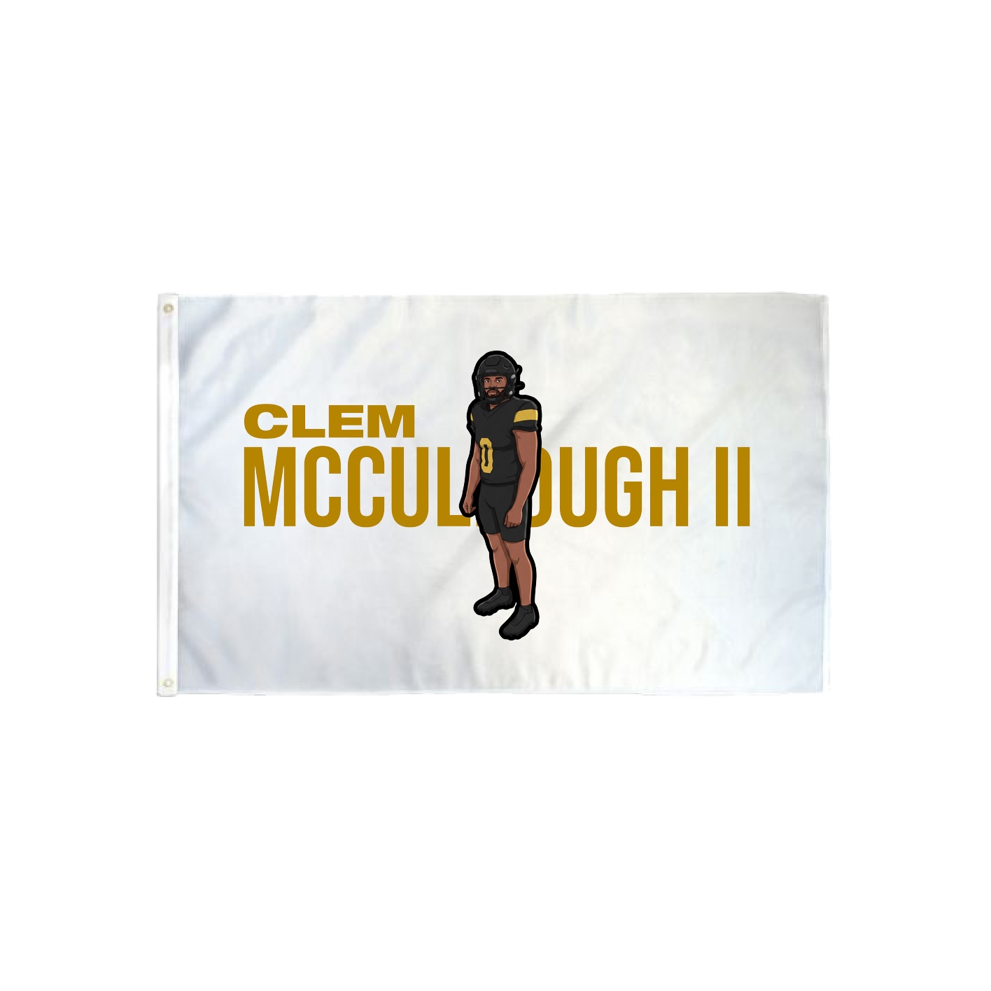 3x5 Flag — Player Name in Classic
