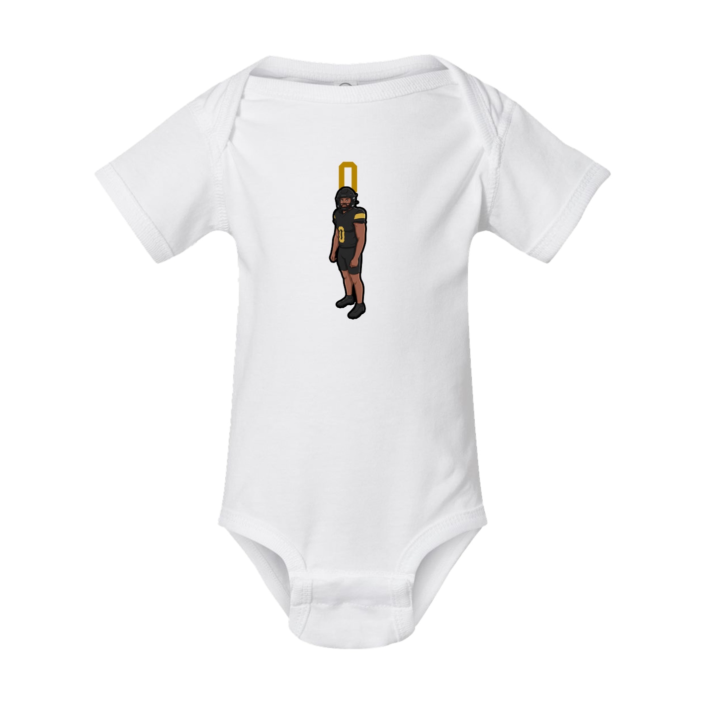 Baby Onesie — Number Top in White