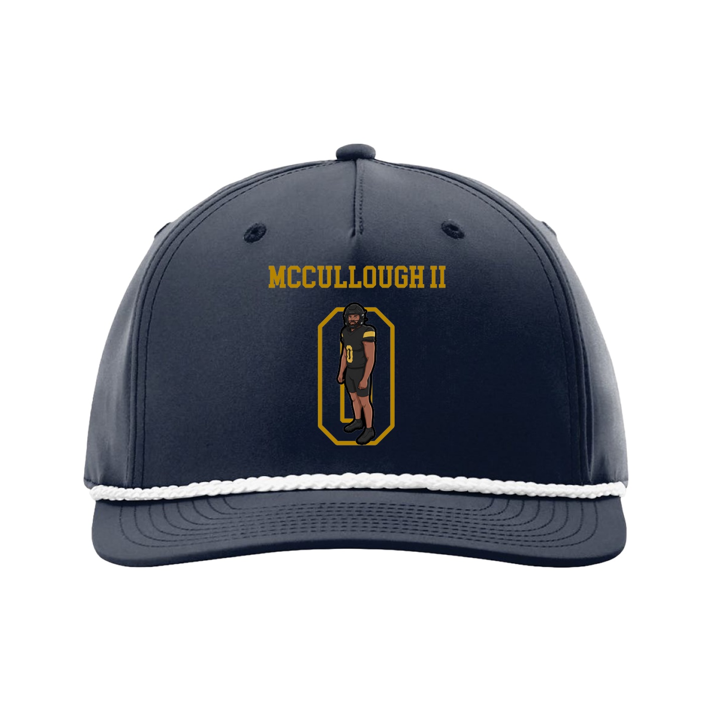 Five-Panel Classic Rope Cap — Shirsey in Navy