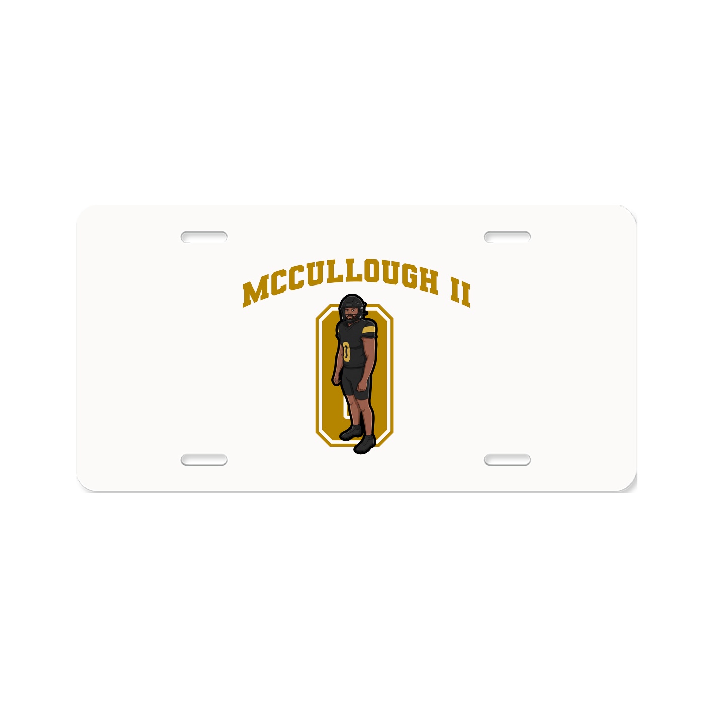 License Plate — Number in Classic