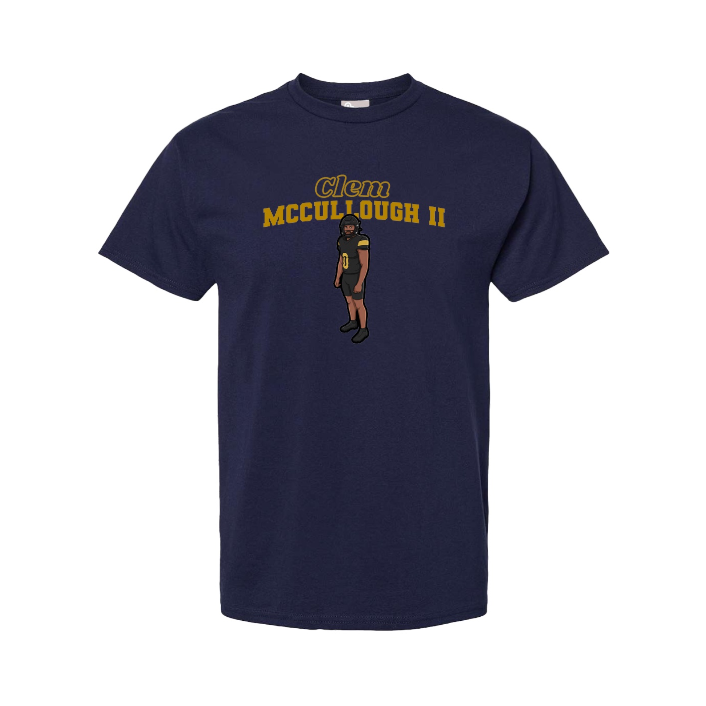Youth Tee — Name Arch in Navy