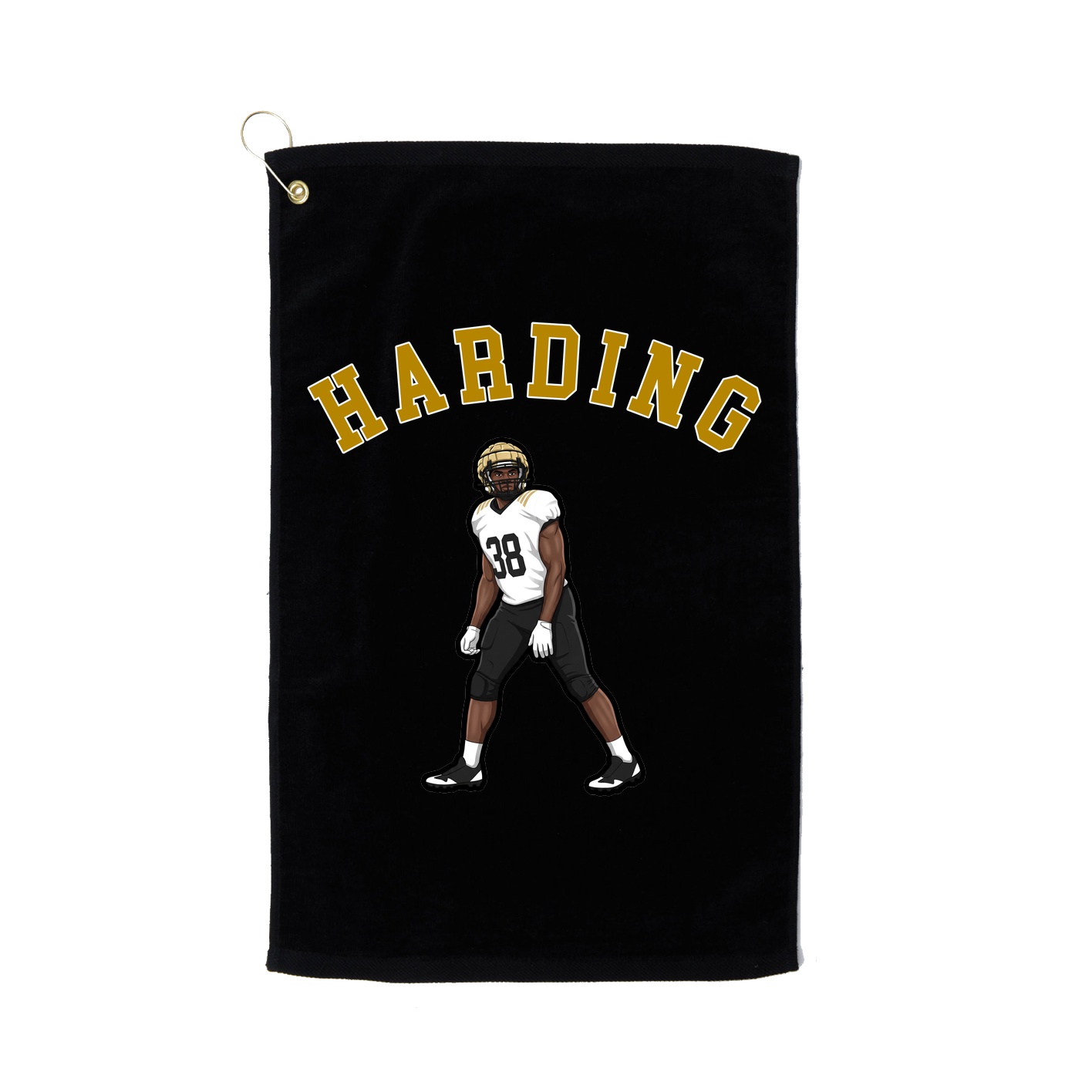 Golf Towel — Shirsey Arch in Black