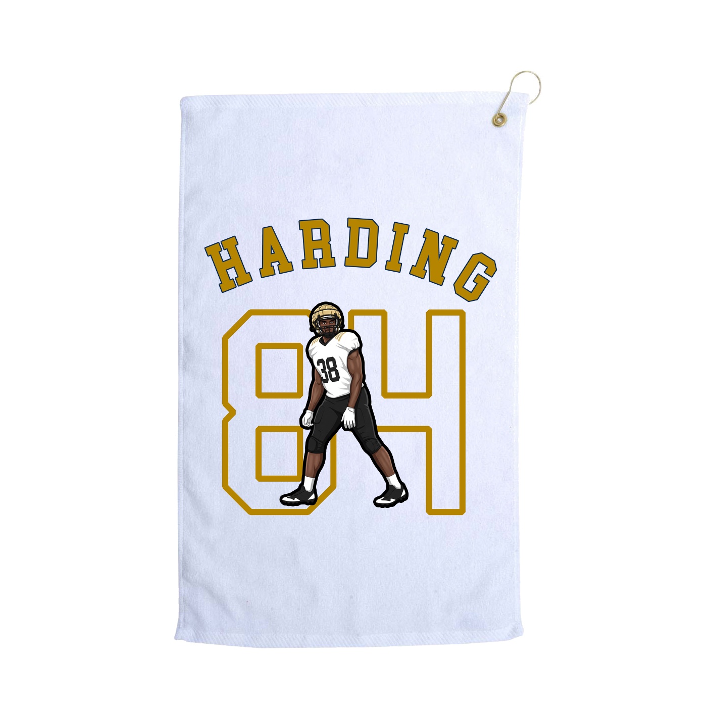 Golf Towel — Shirsey Arch in White