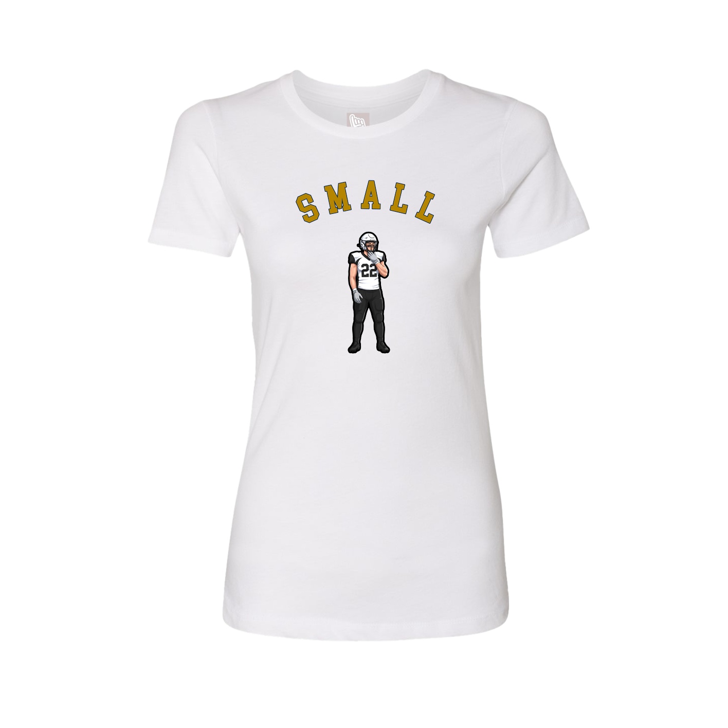 Fitted Women's Tee — Shirsey Arch in White