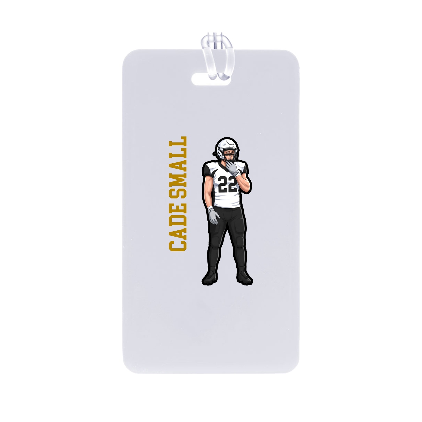 Bag Tag — Name Vertical in Classic