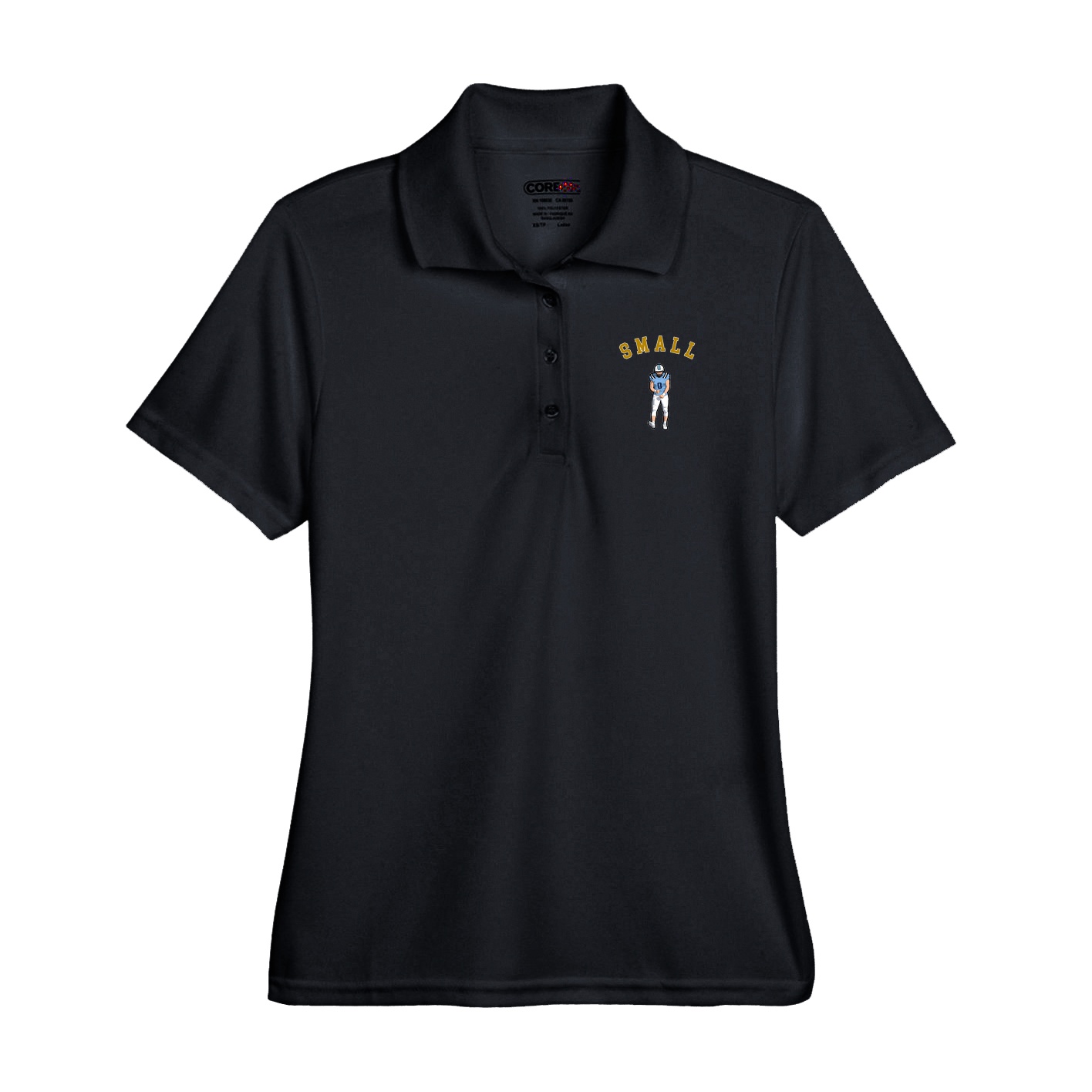 Performance Polo — Shirsey Arch in Black