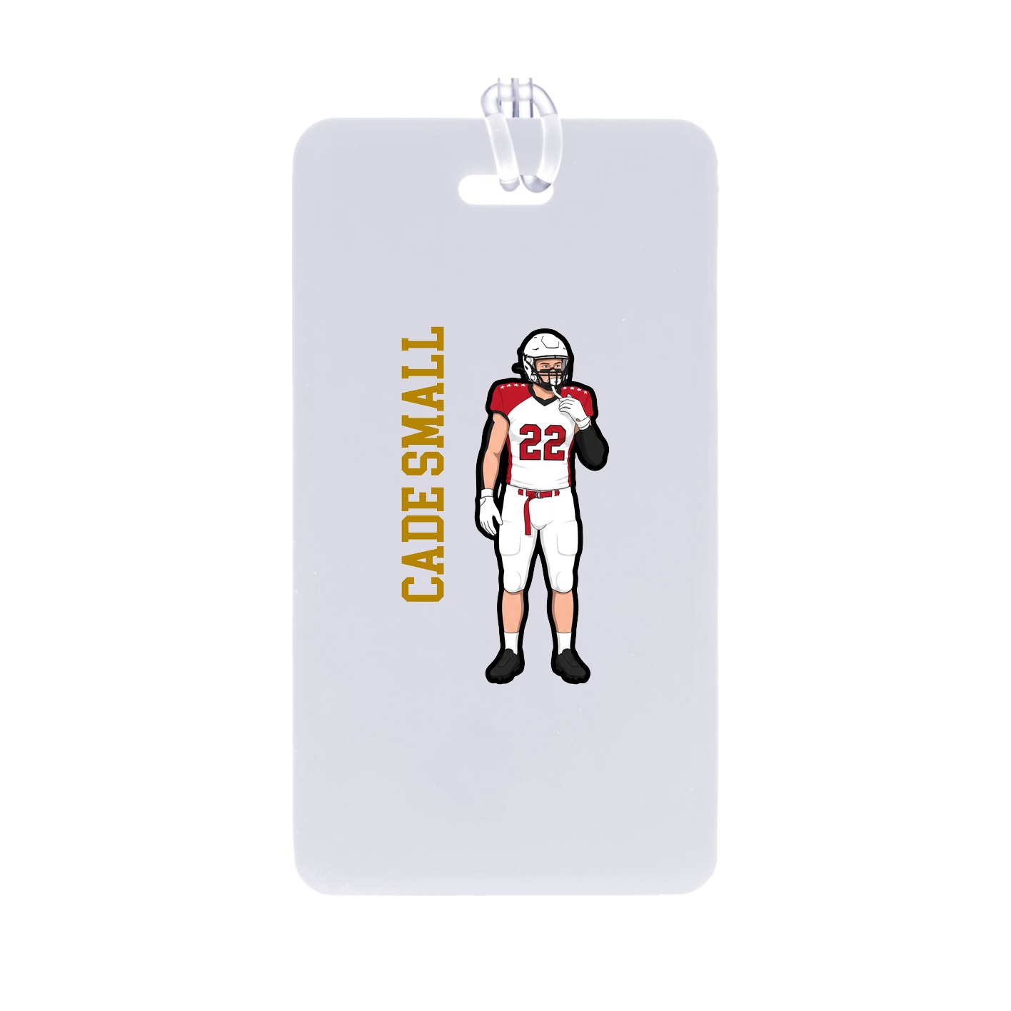 Bag Tag — Name Vertical in Classic