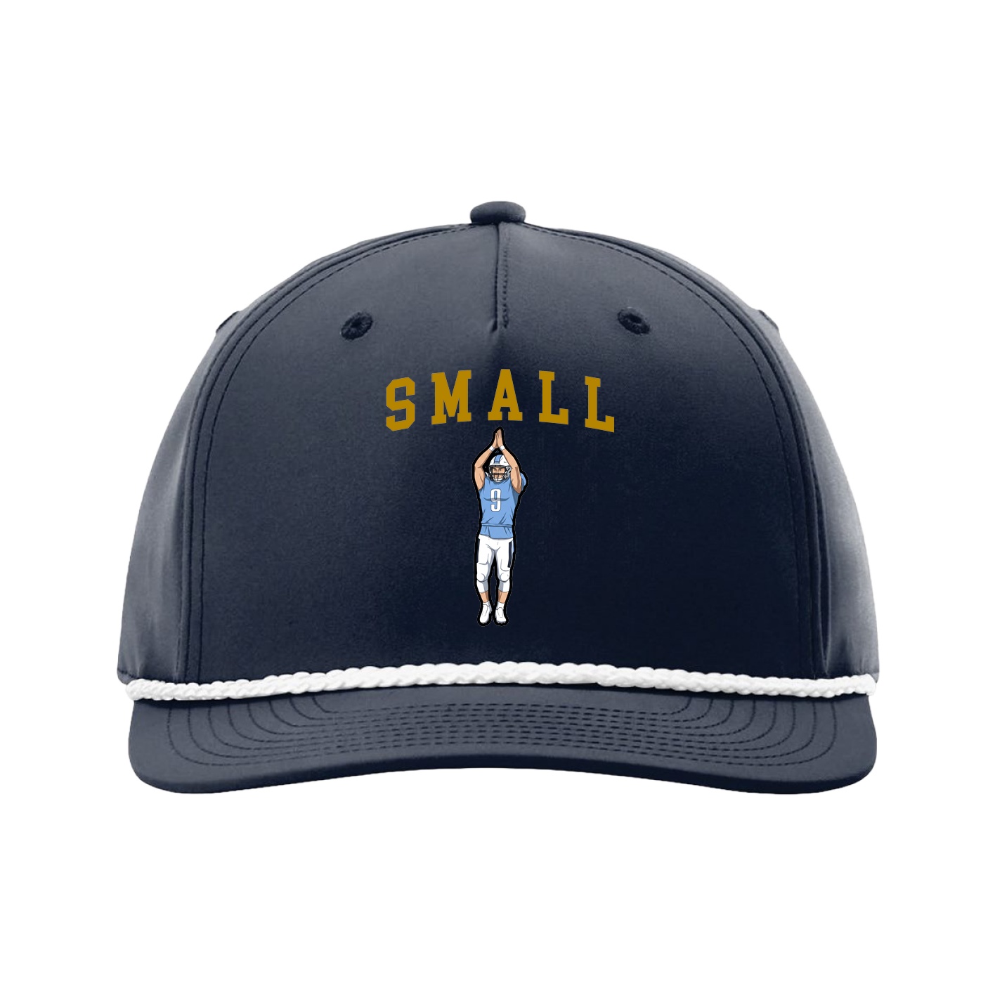 Five-Panel Classic Rope Cap — Shirsey in Navy