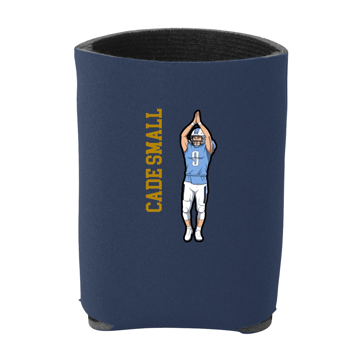 Can Holder — Name Vertical in Navy