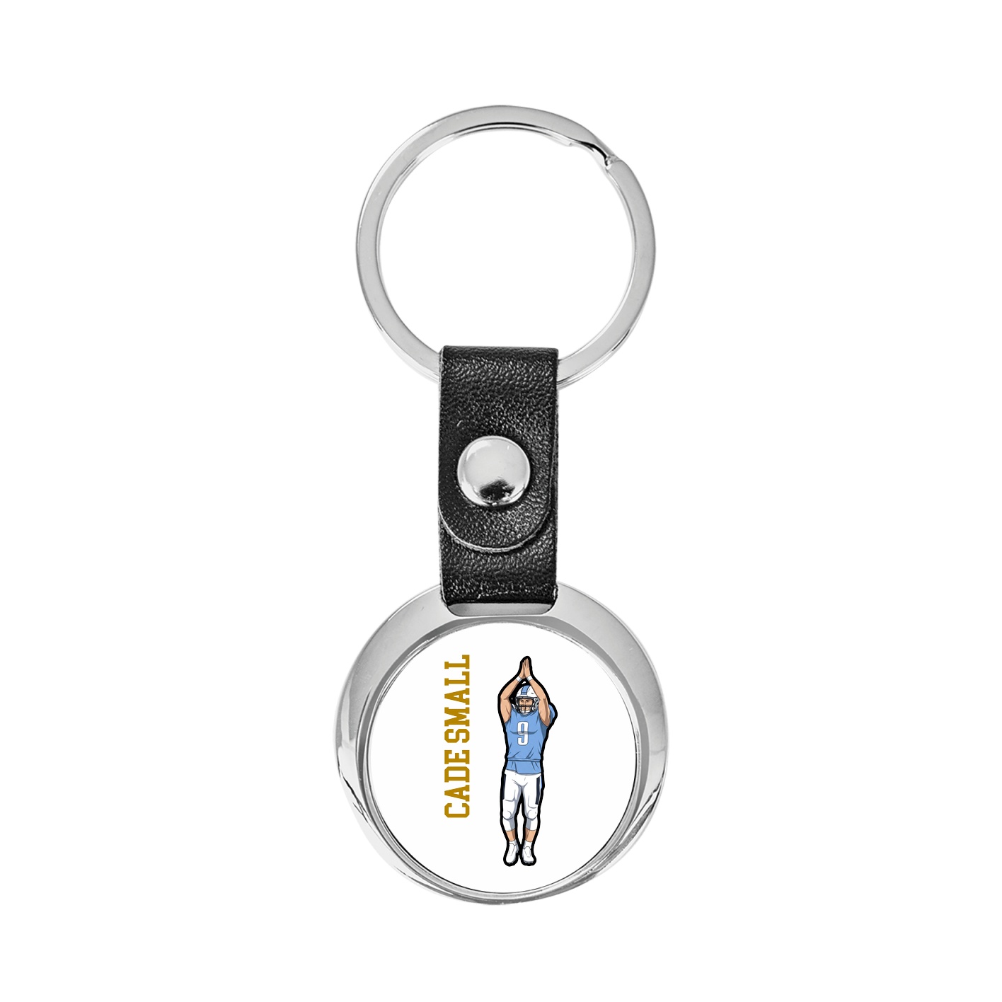 Key Chain — Name Vertical in Classic