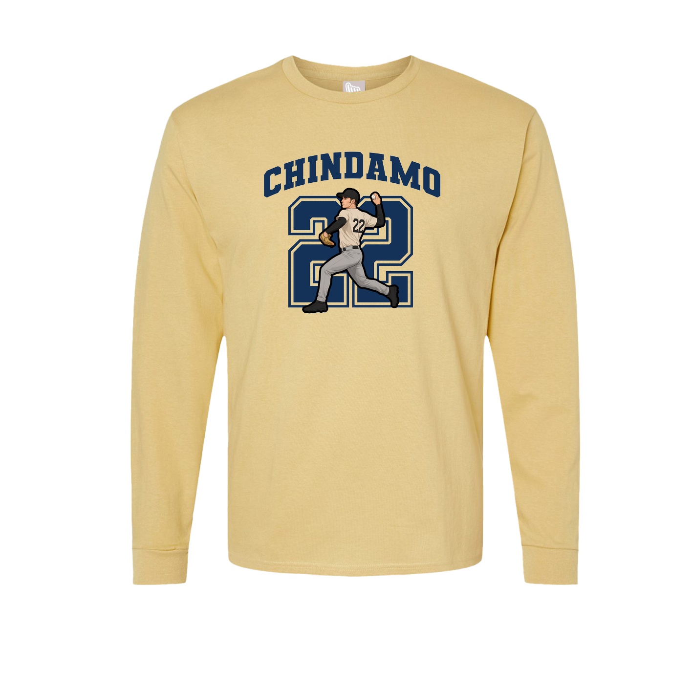 Long Sleeve Tee — Number in Vegas Gold