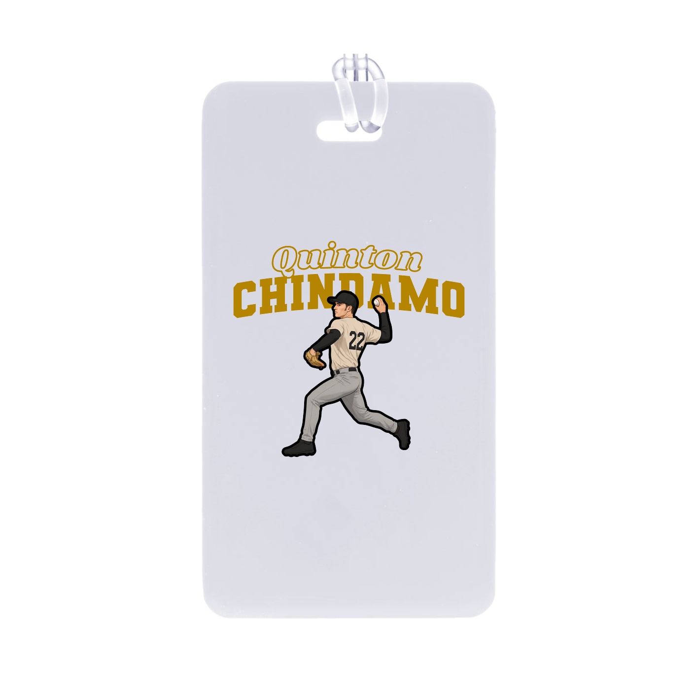 Bag Tag — Name Arch in Classic