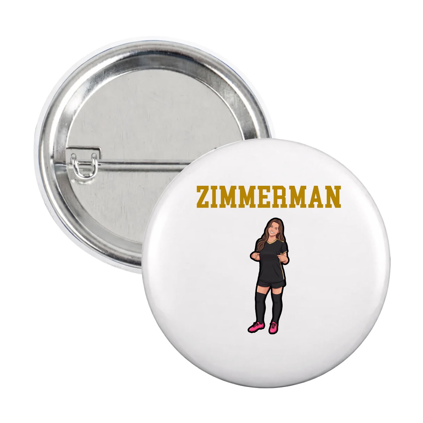 Game Day Button — Shirsey in White