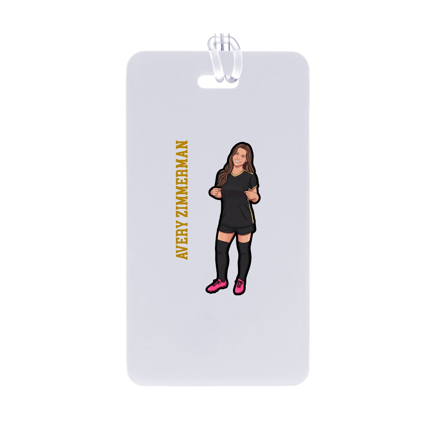 Bag Tag — Name Vertical in Classic