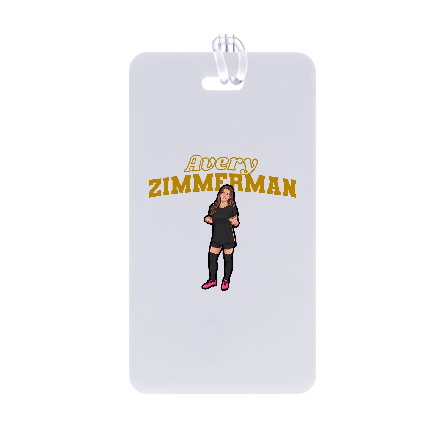 Bag Tag — Name Arch in Classic