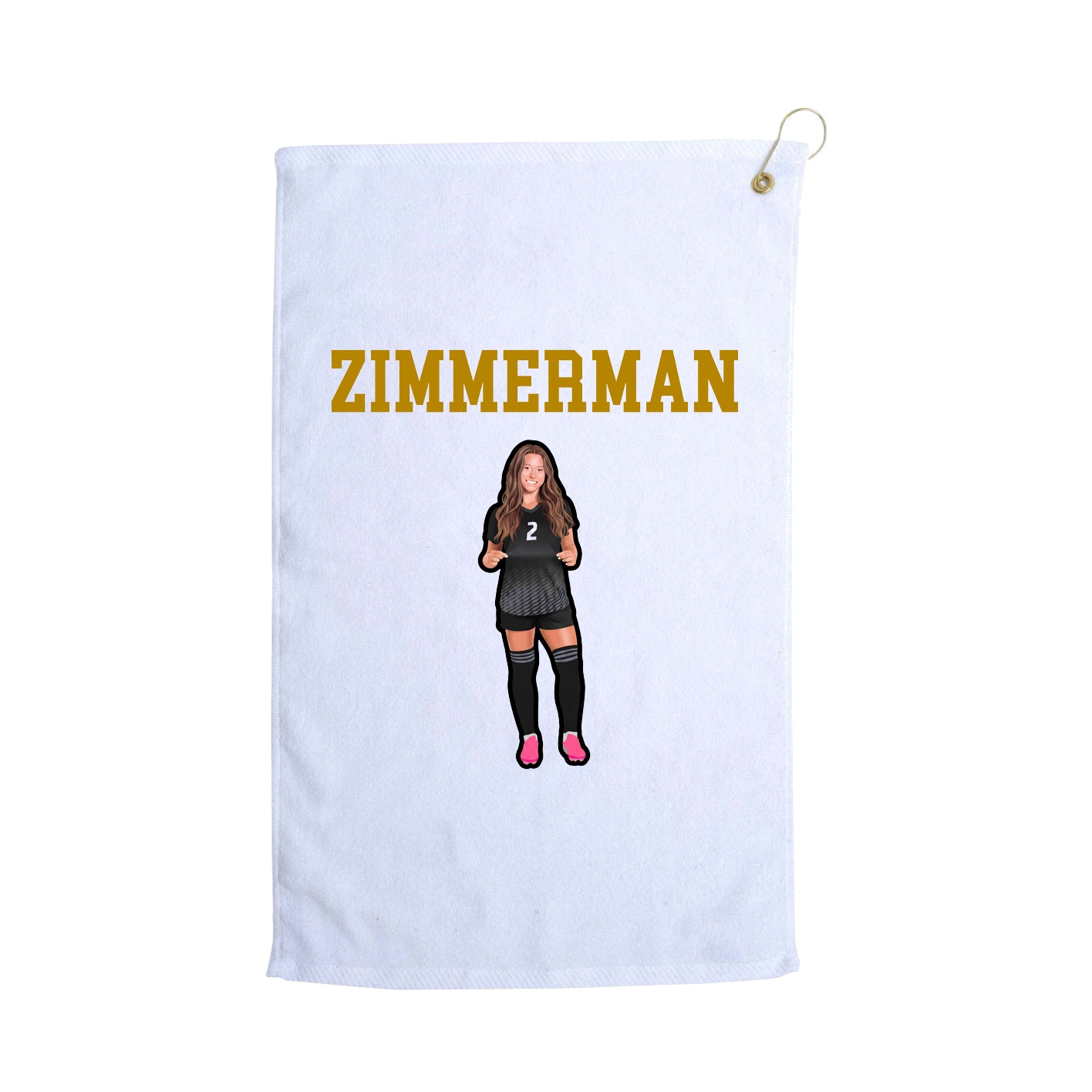 Golf Towel — Shirsey in White