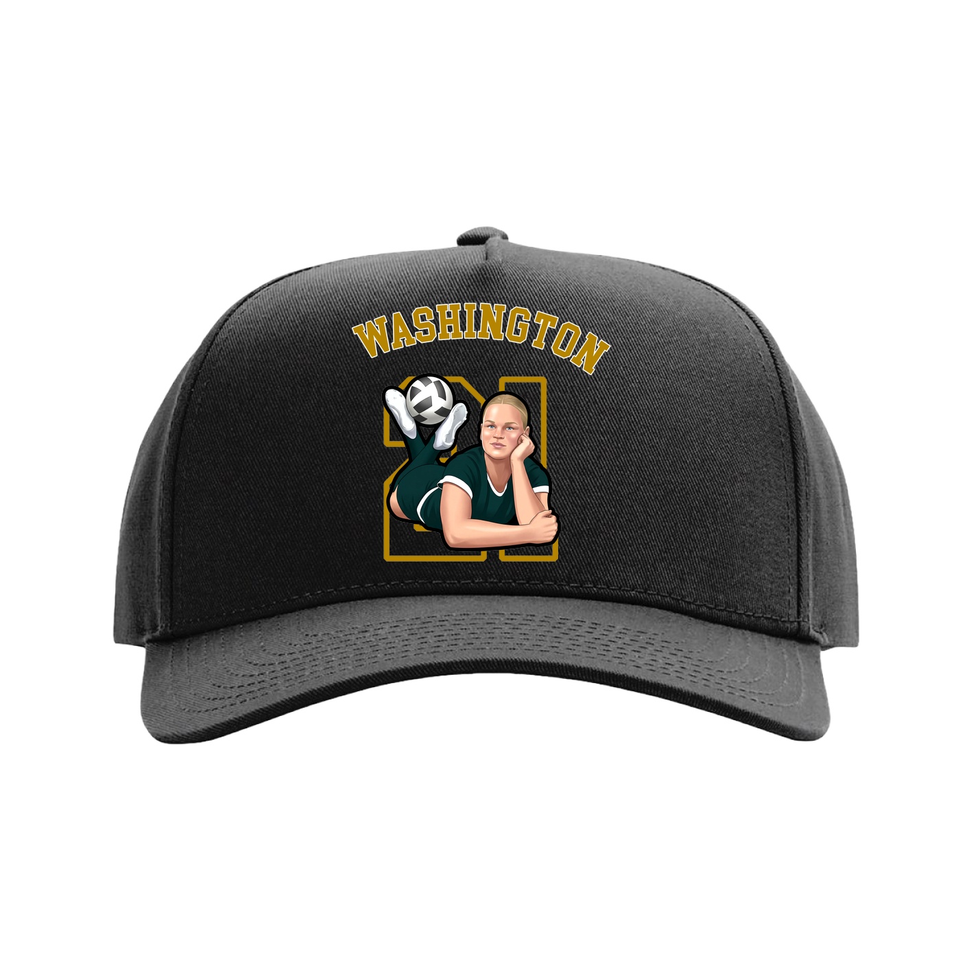 Full Fabric Five-Panel Champ Cap