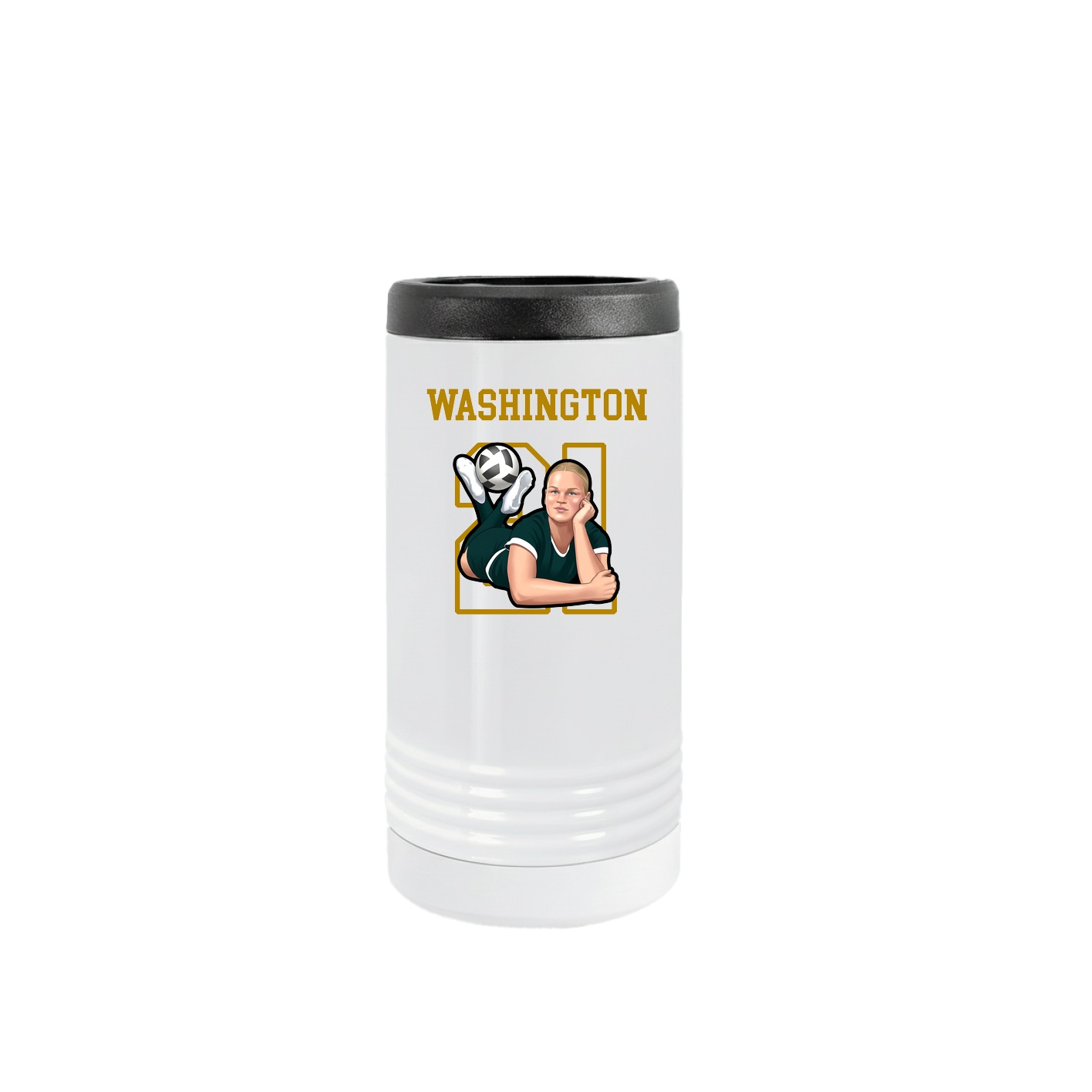 Slim Beverage Holder — Shirsey in White