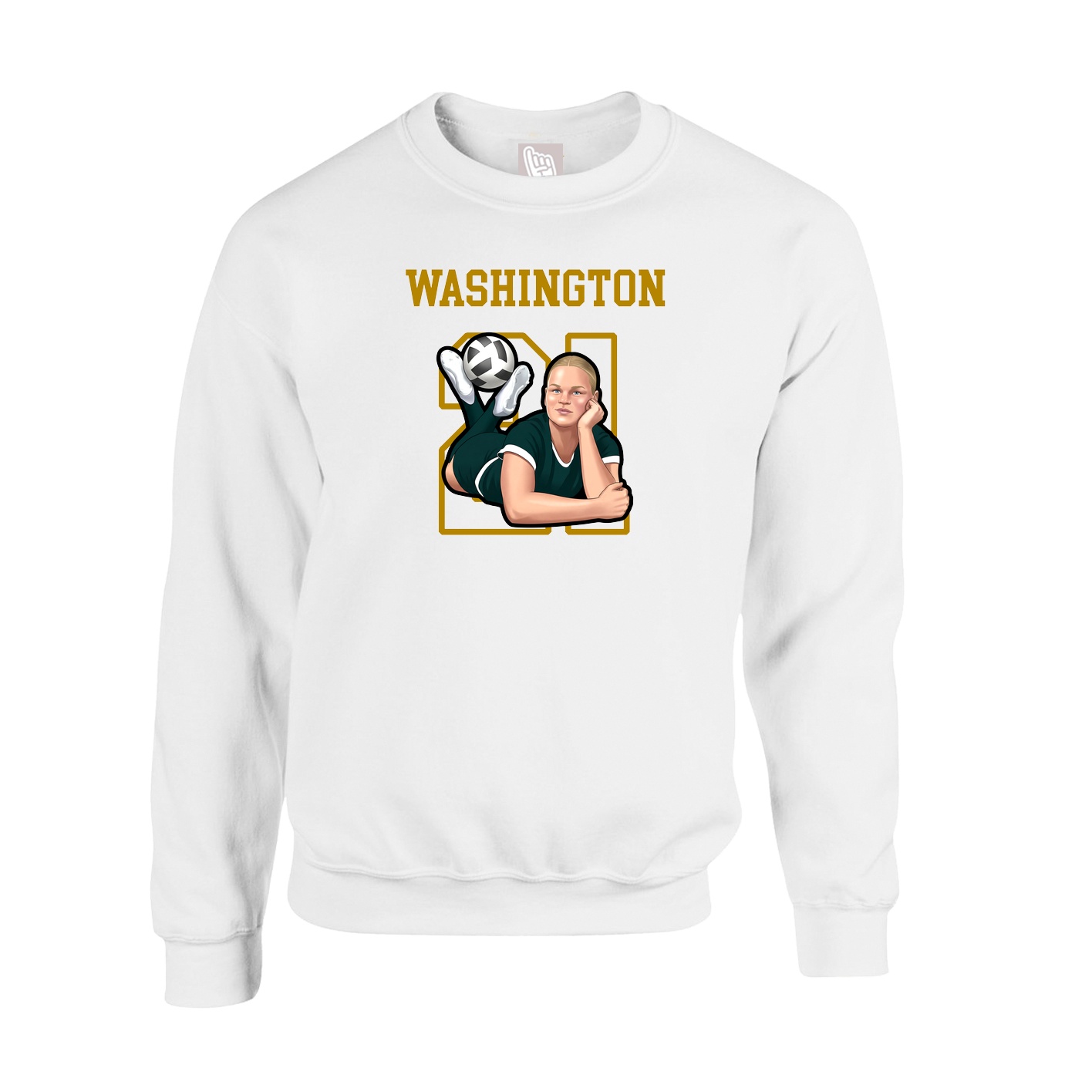 Fleece Crew — Shirsey in White
