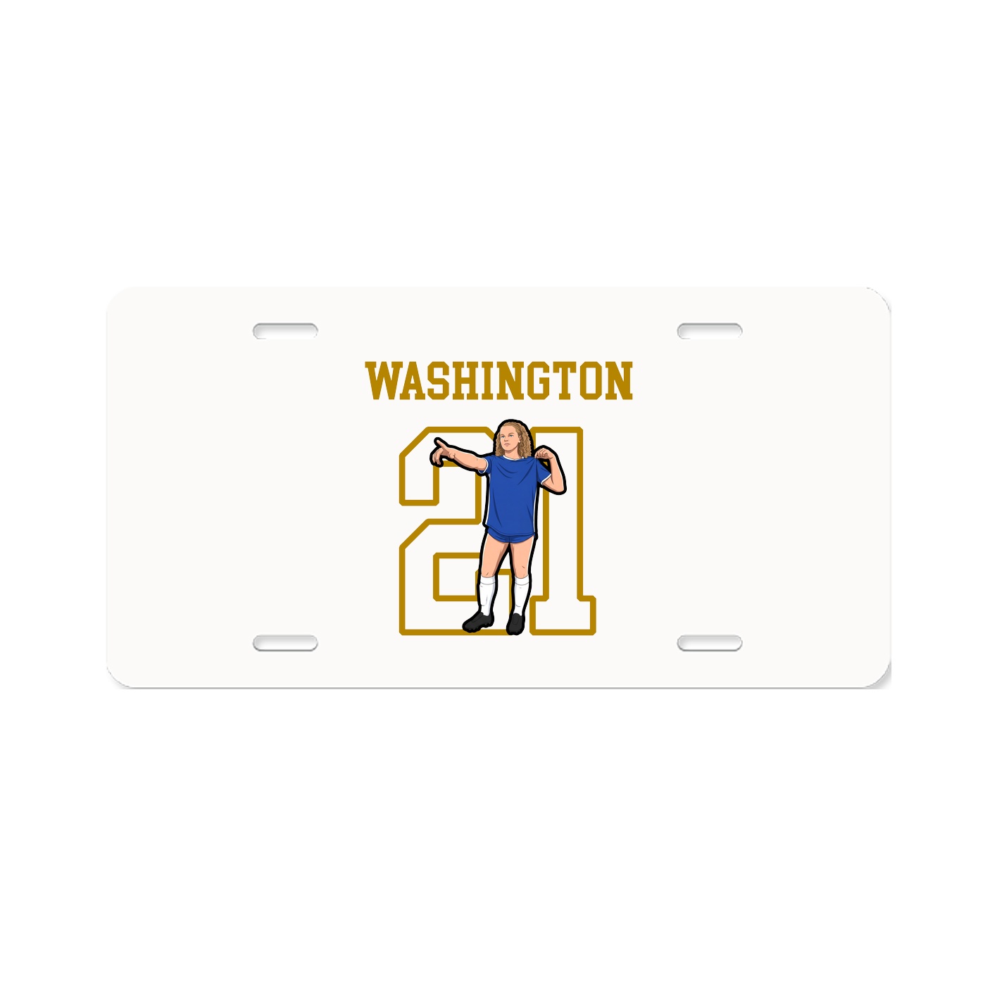 License Plate — Shirsey in Classic