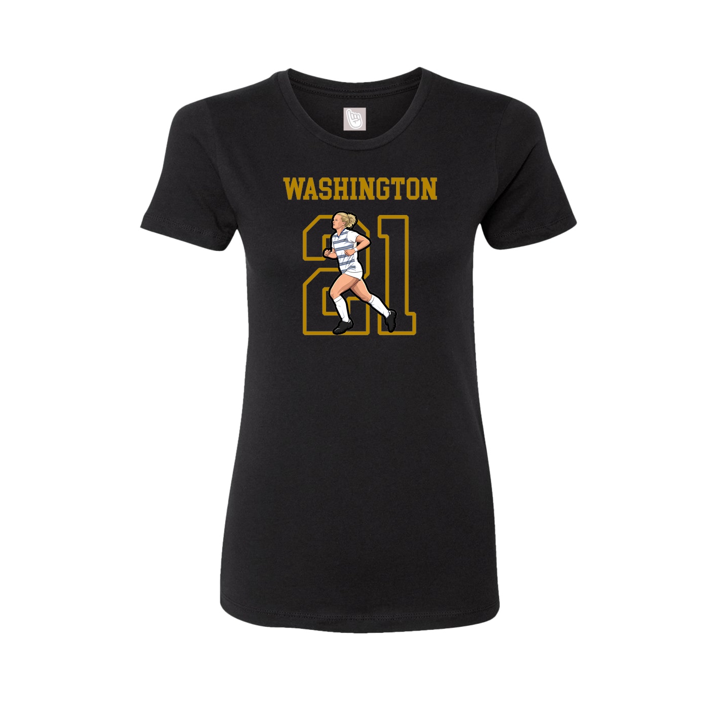 Fitted Women's Tee — Shirsey in Black