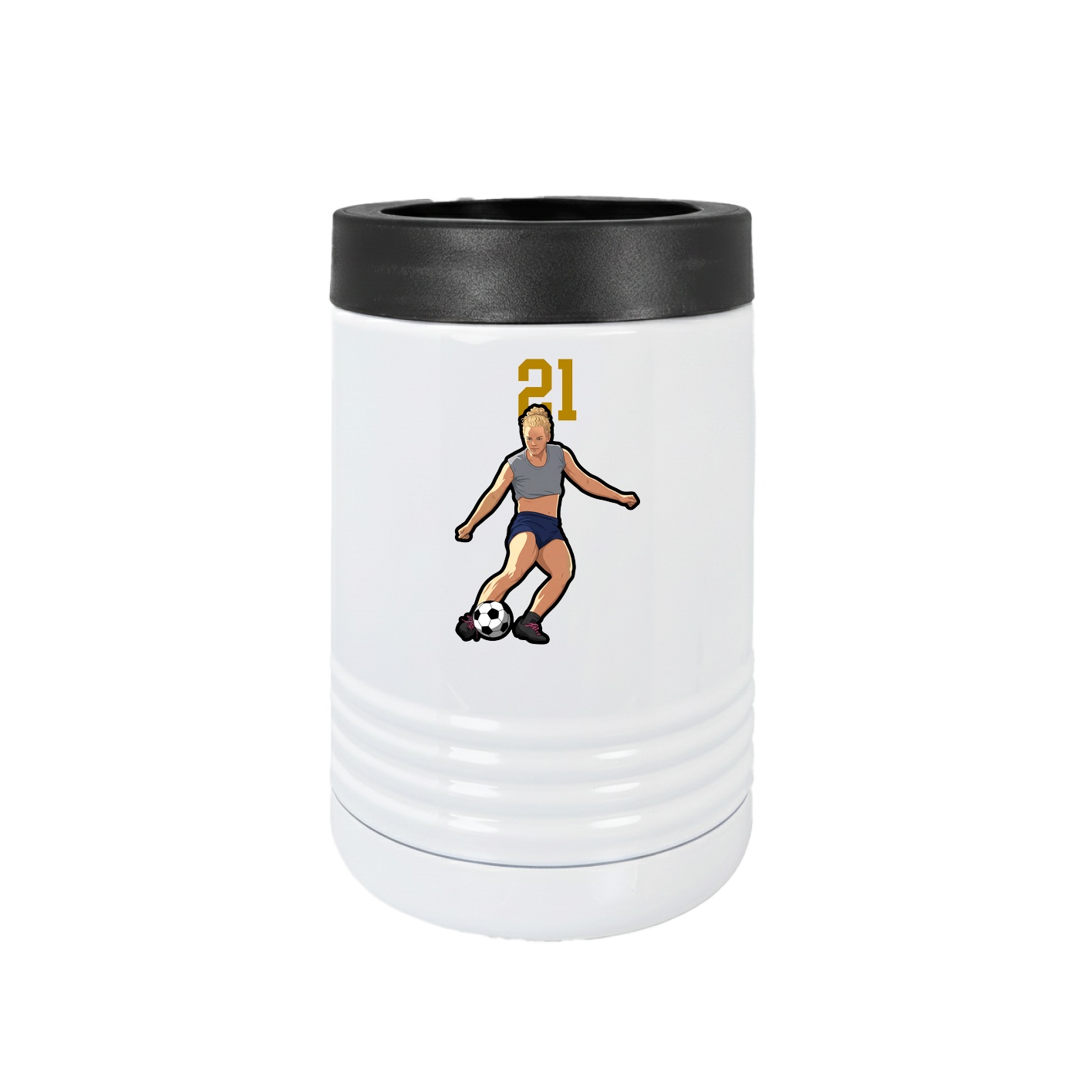 Beverage Holder — Number Top in White