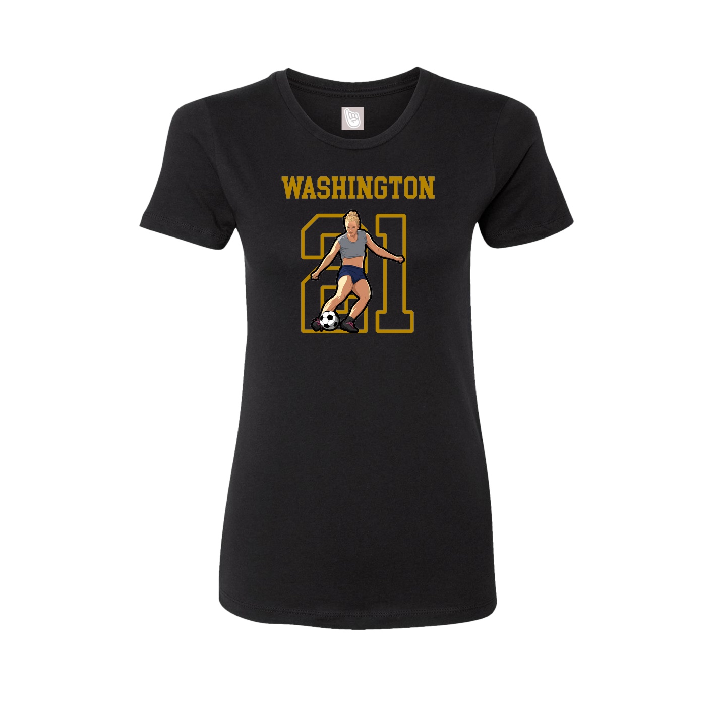 Fitted Women's Tee — Shirsey in Black