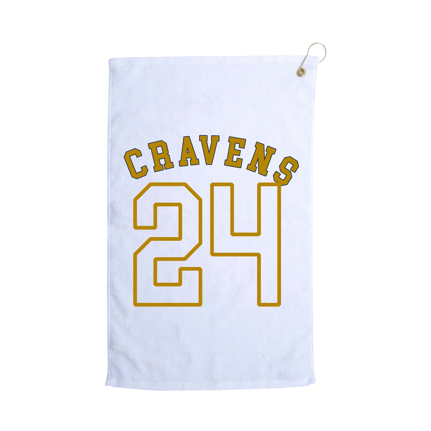 Golf Towel — Shirsey Arch in White