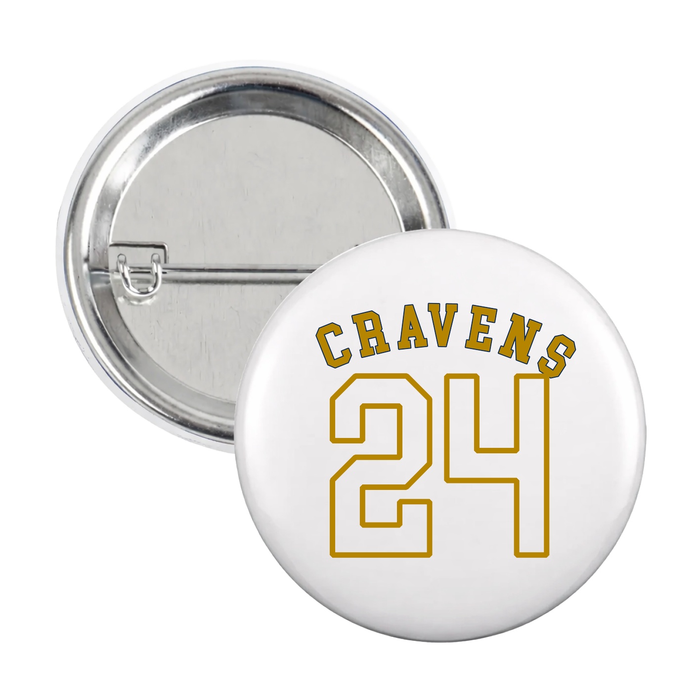 Game Day Button — Shirsey Arch in White