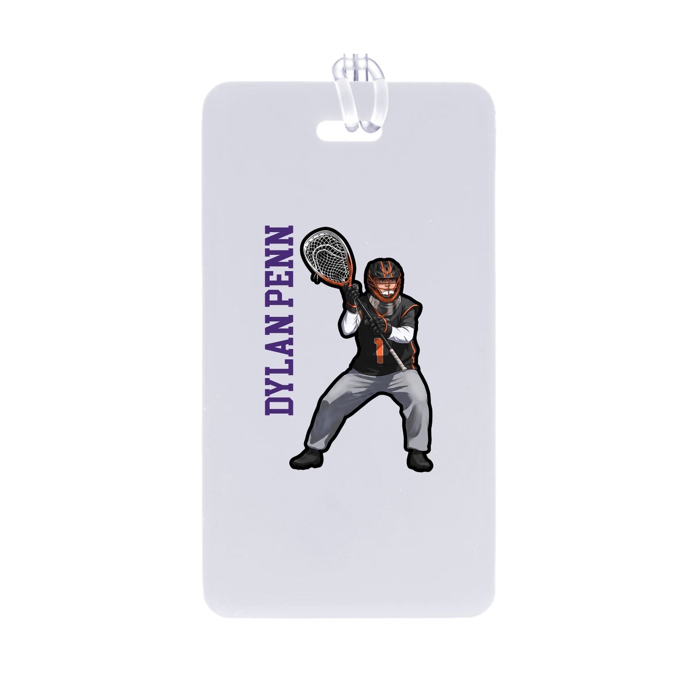 Bag Tag — Name Vertical in Classic