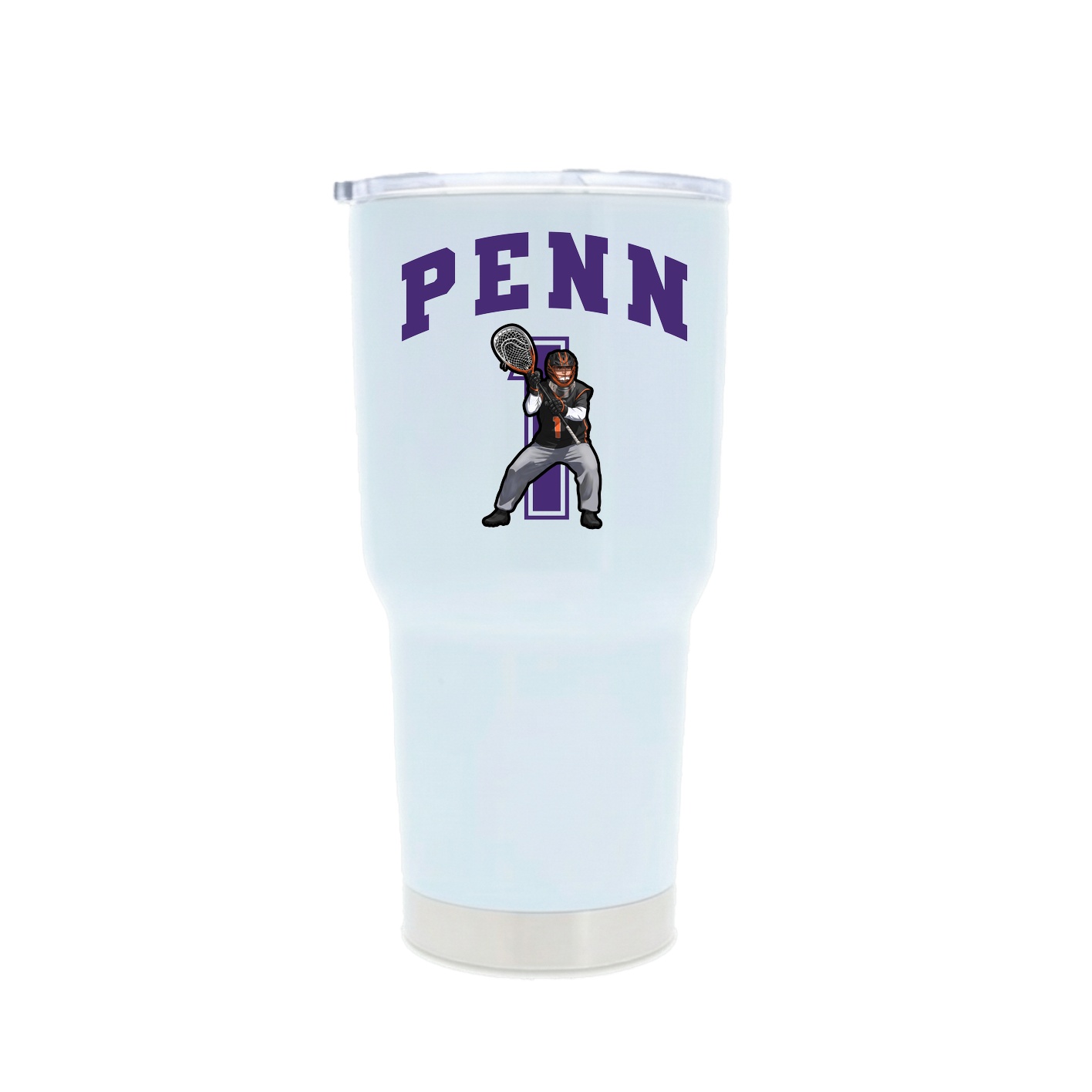 30oz Stainless Steel Tumbler — Number in White