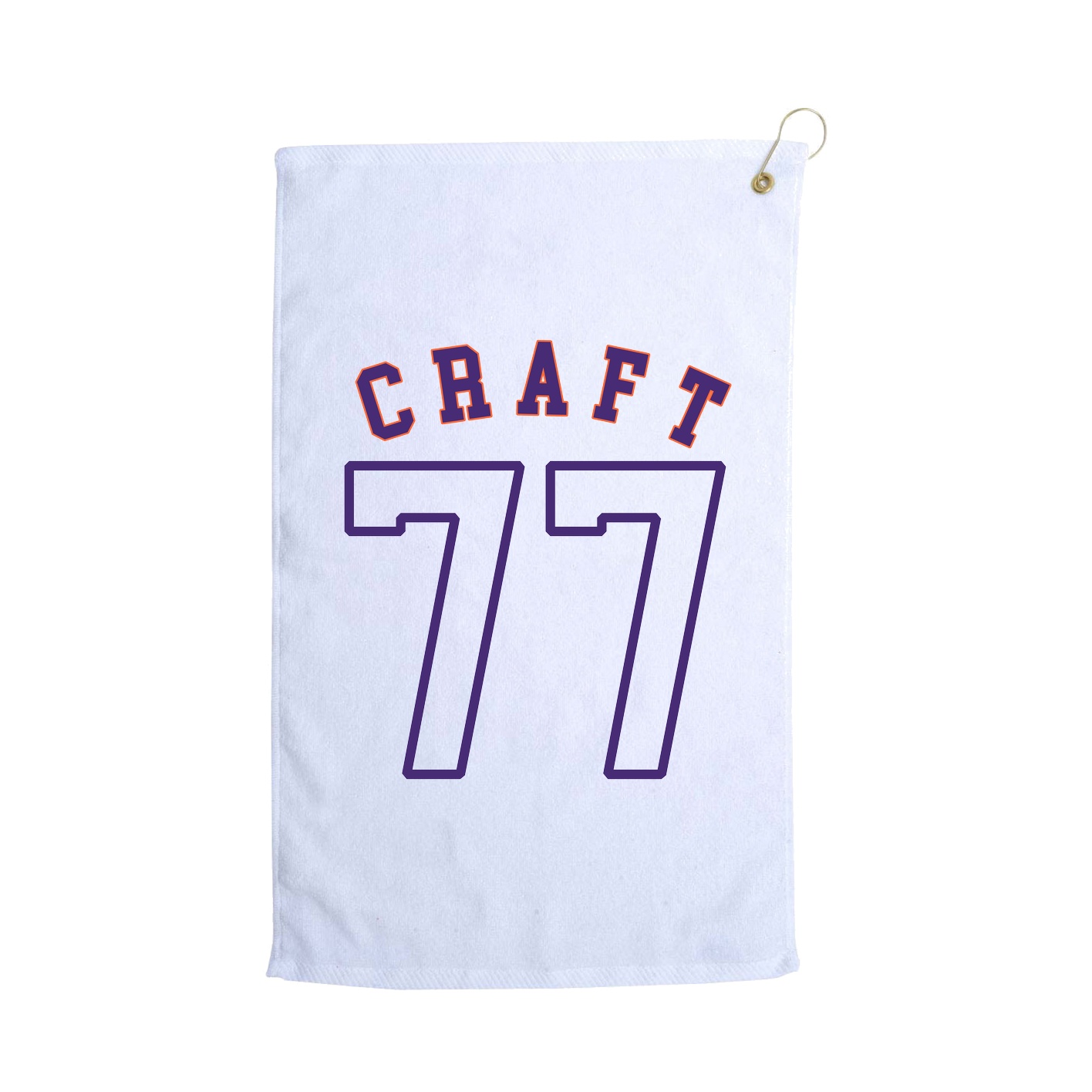 Golf Towel — Shirsey Arch in White