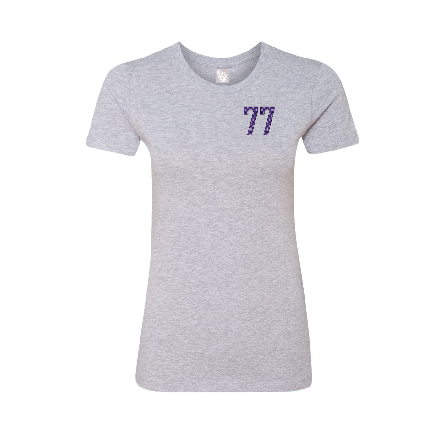 Fitted Women's Tee — Front Shirsy in Grey