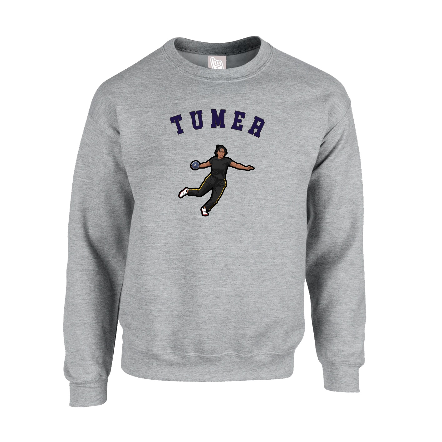Fleece Crew — Shirsey Arch in Grey