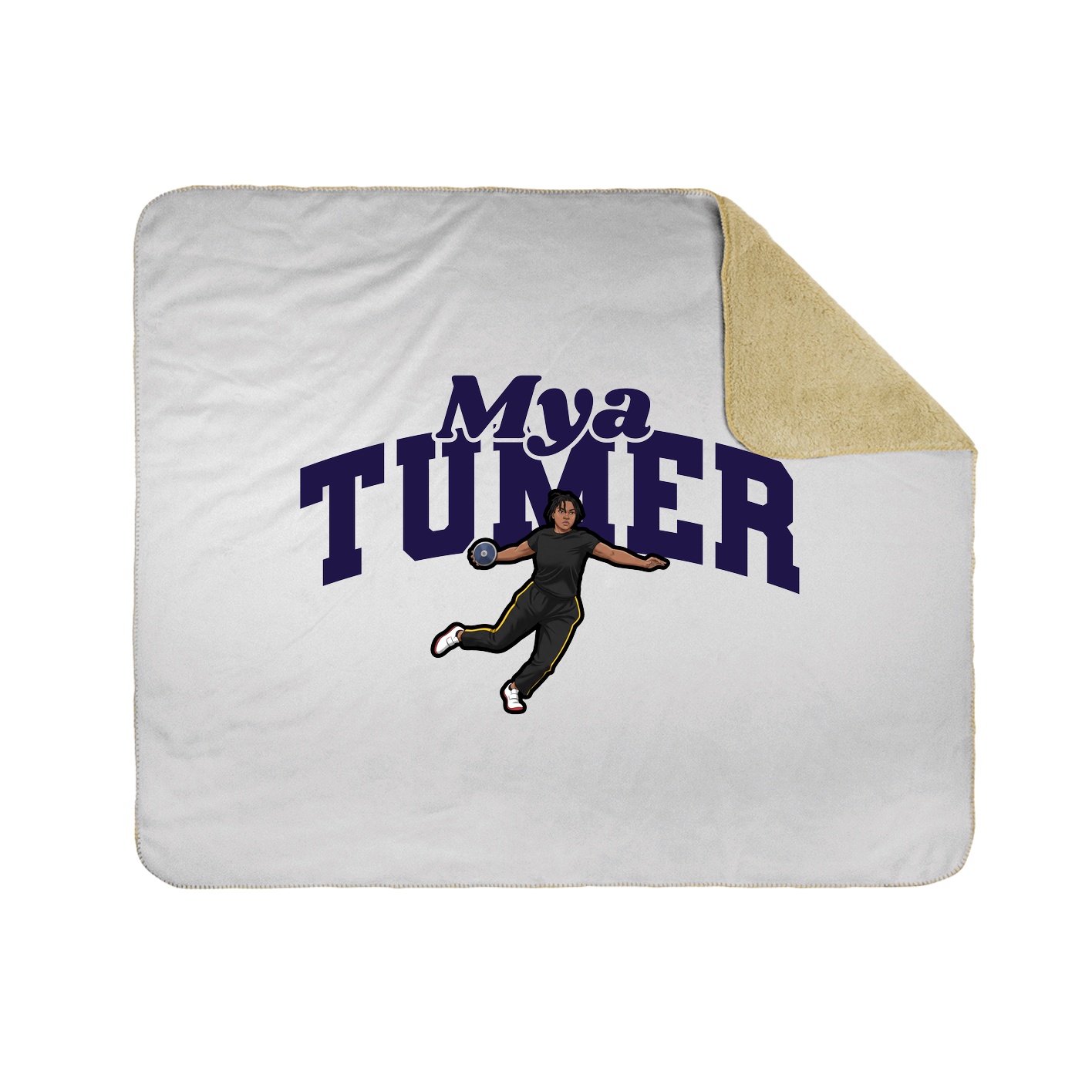 Throw Blanket — Signature Arch in White