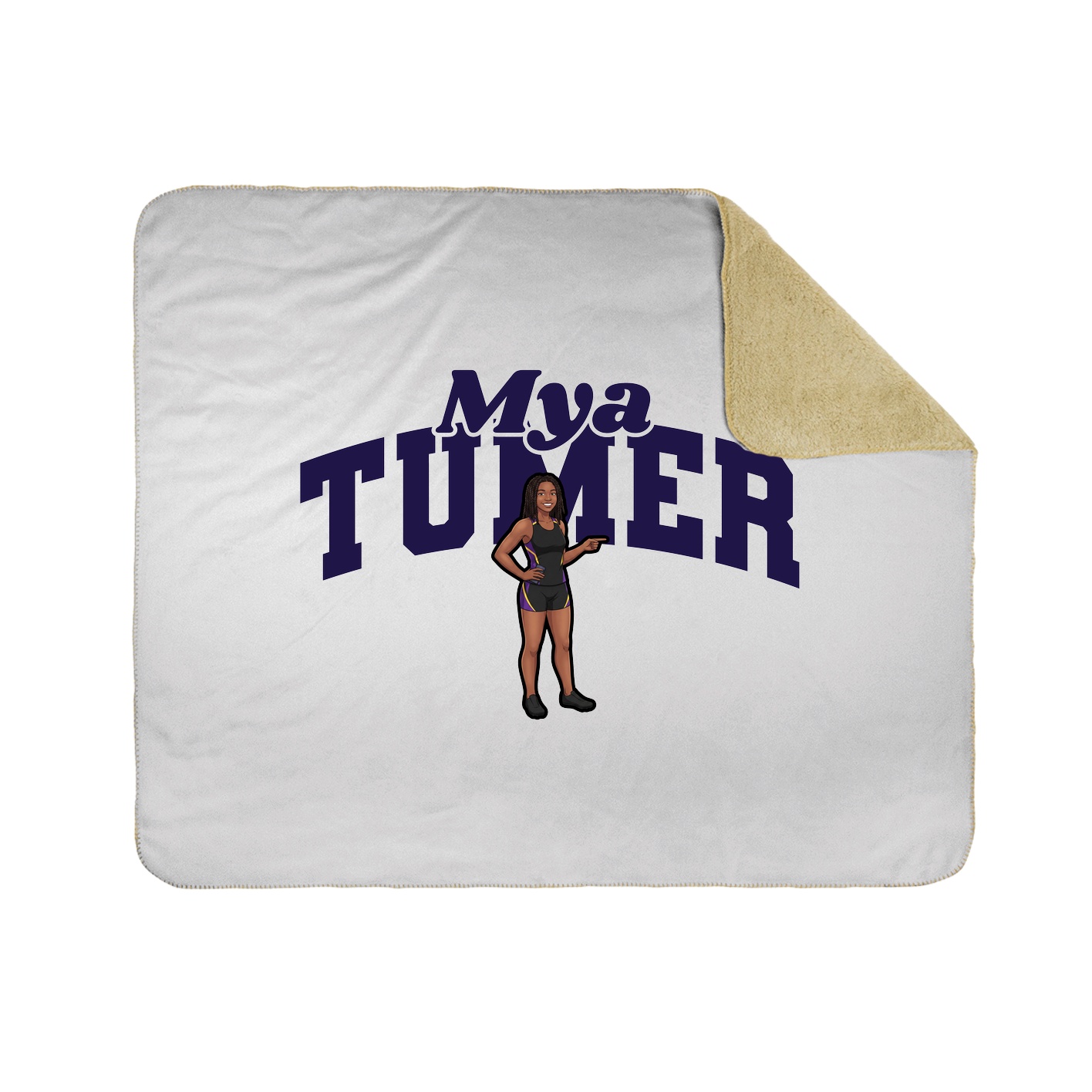 Throw Blanket — Signature Arch in White