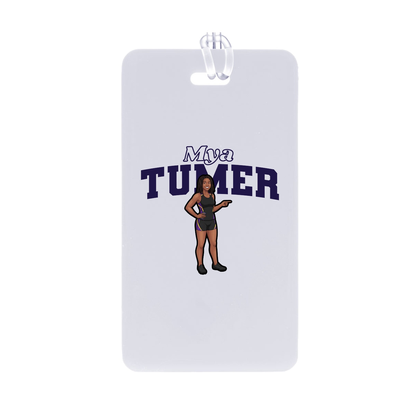 Bag Tag — Name Arch in Classic