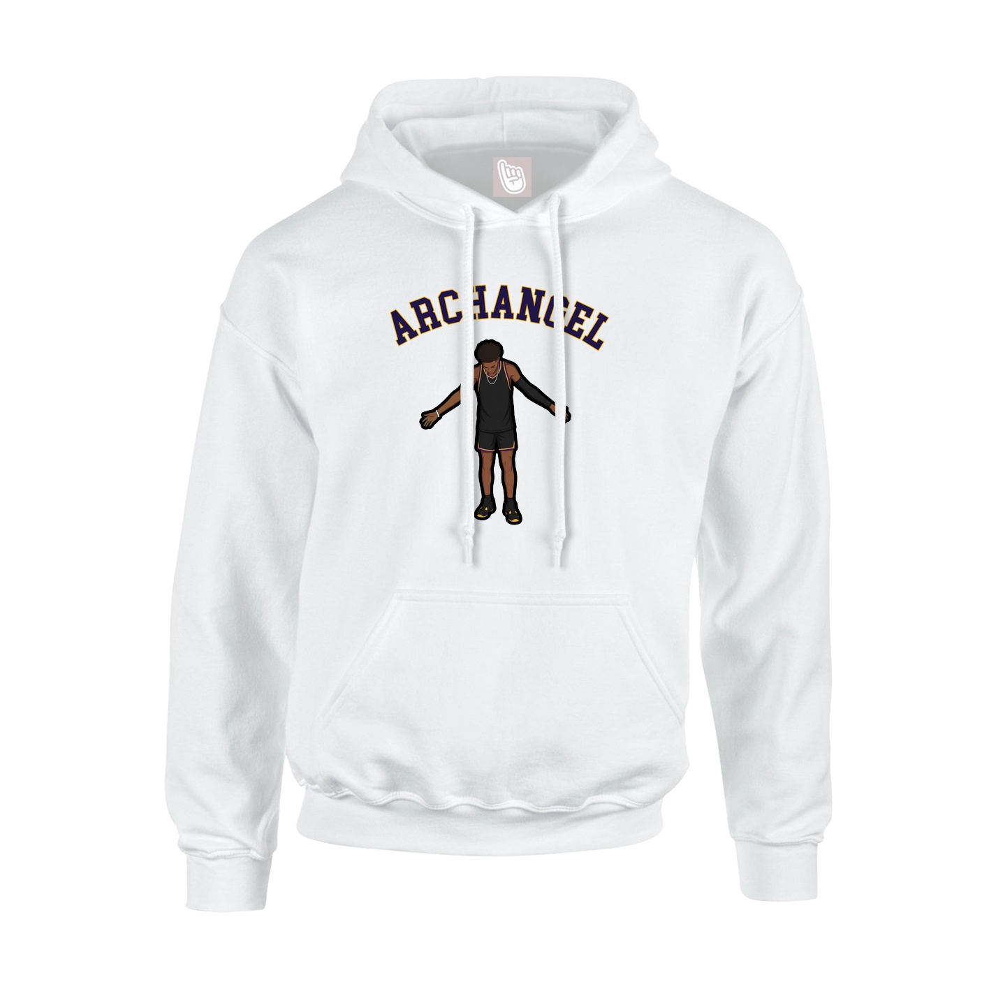 Hoodie — Shirsey Arch in White