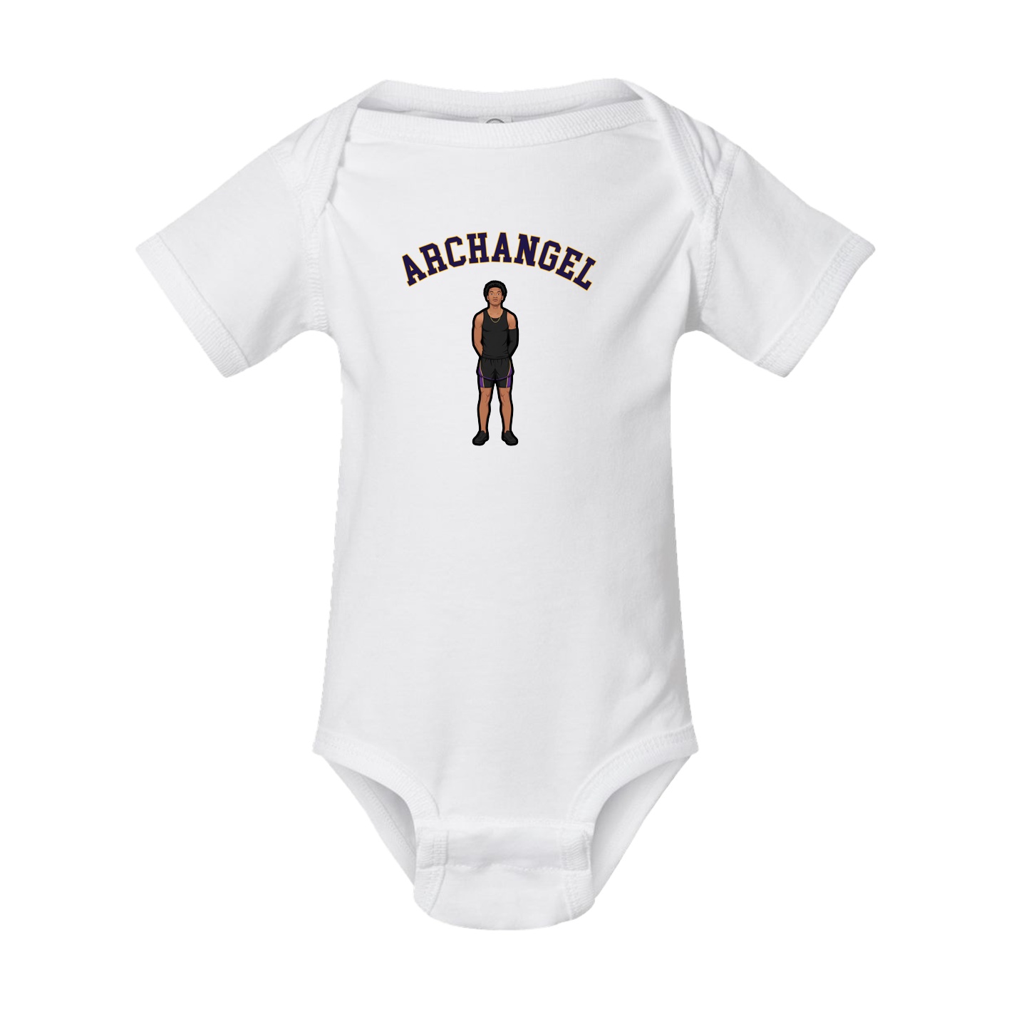 Baby Onesie — Shirsey Arch in White