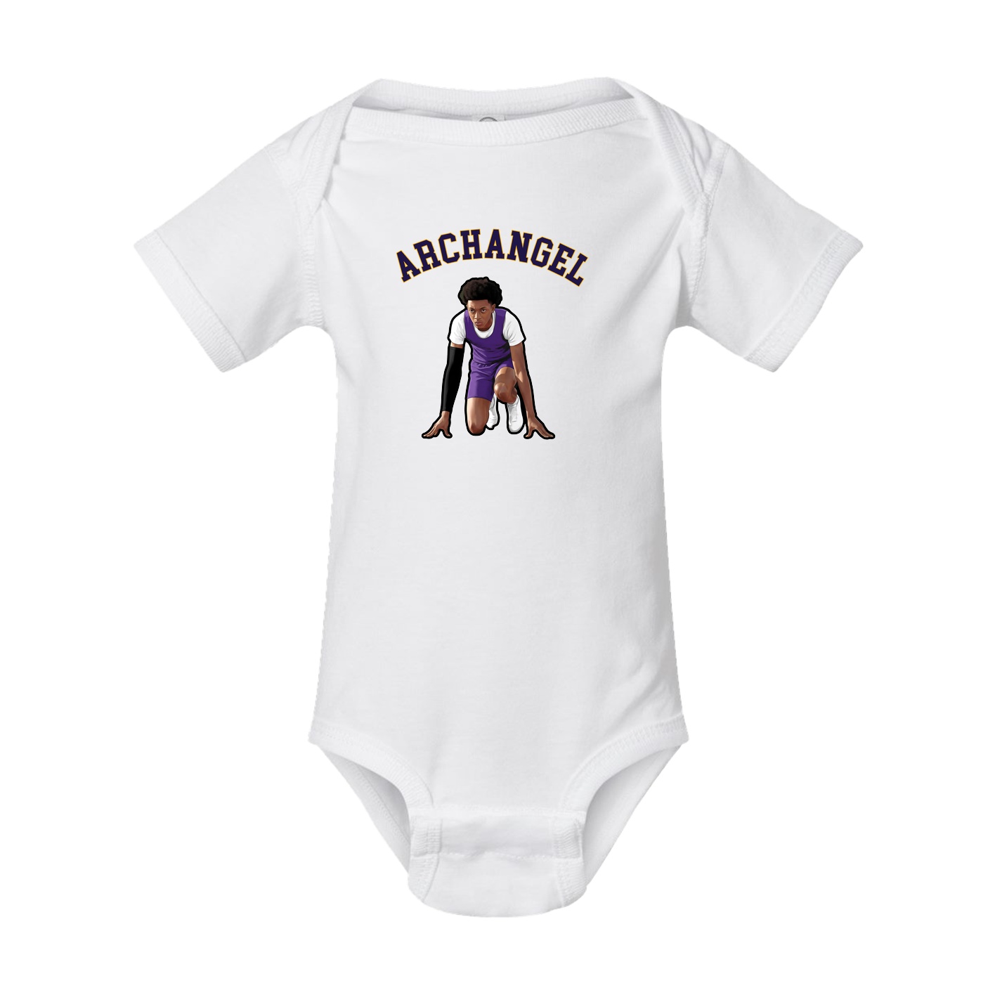 Baby Onesie — Shirsey Arch in White