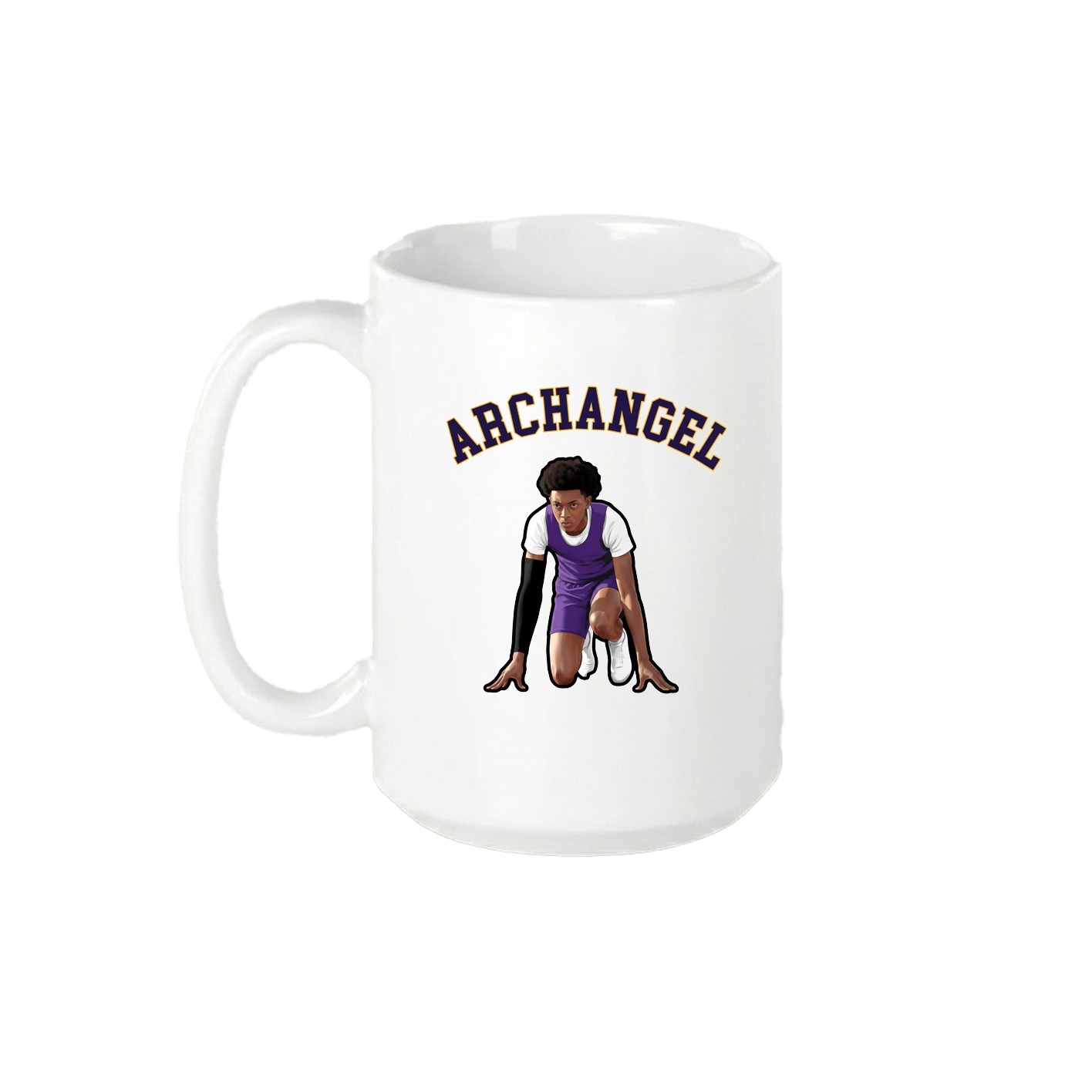 15oz Coffee Mug — Shirsey Arch in White