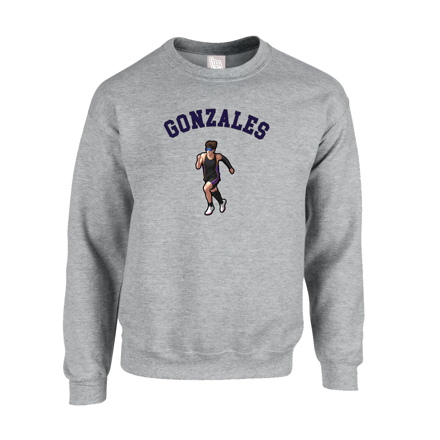 Fleece Crew — Shirsey Arch in Grey